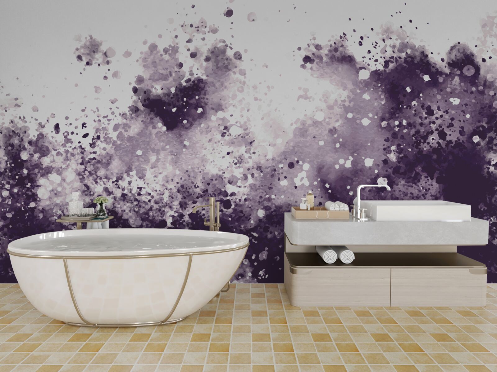 Fototapeta nahnevaná vodná plocha