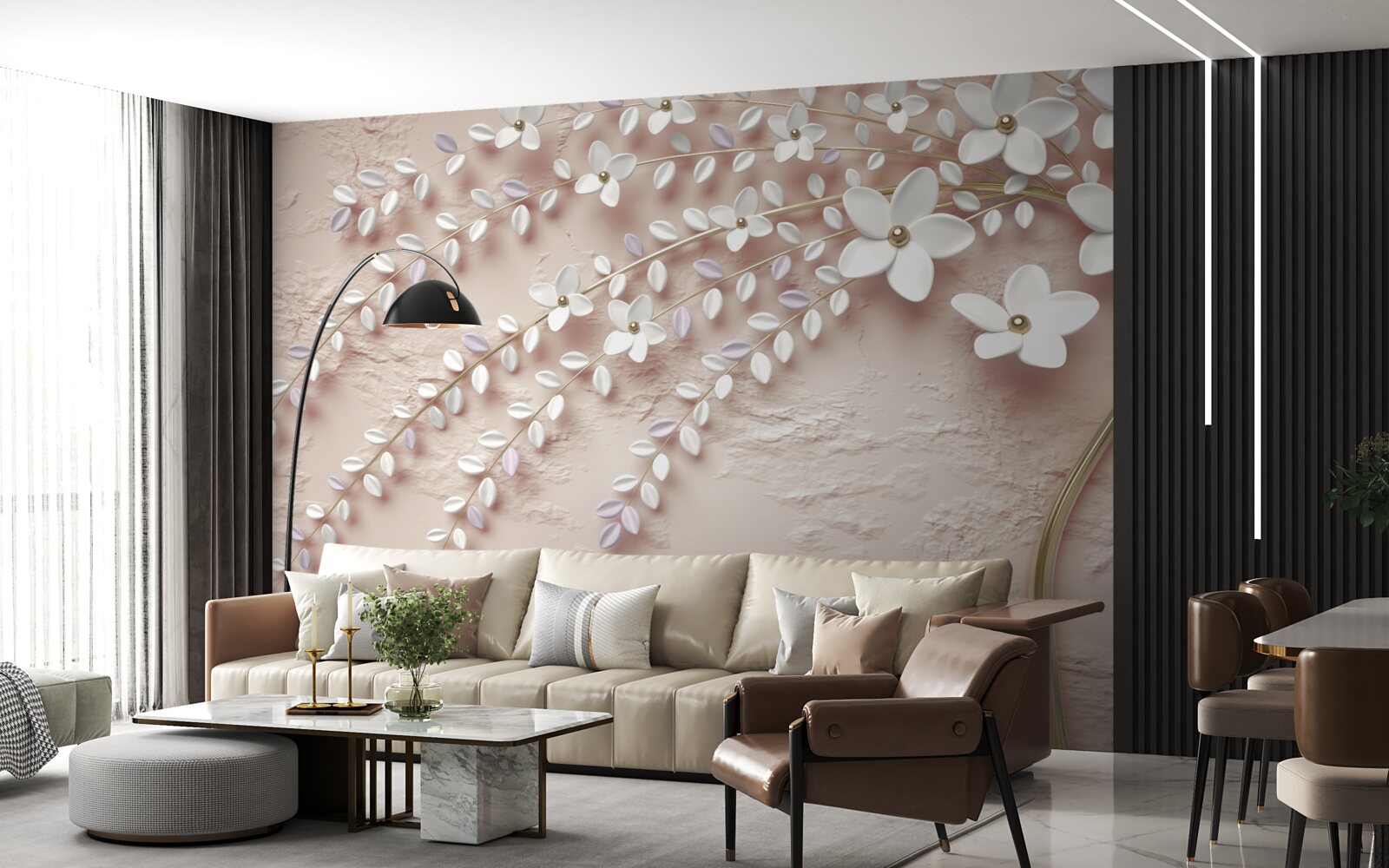 Fototapeta kvitnúci strom s malými kvetmi