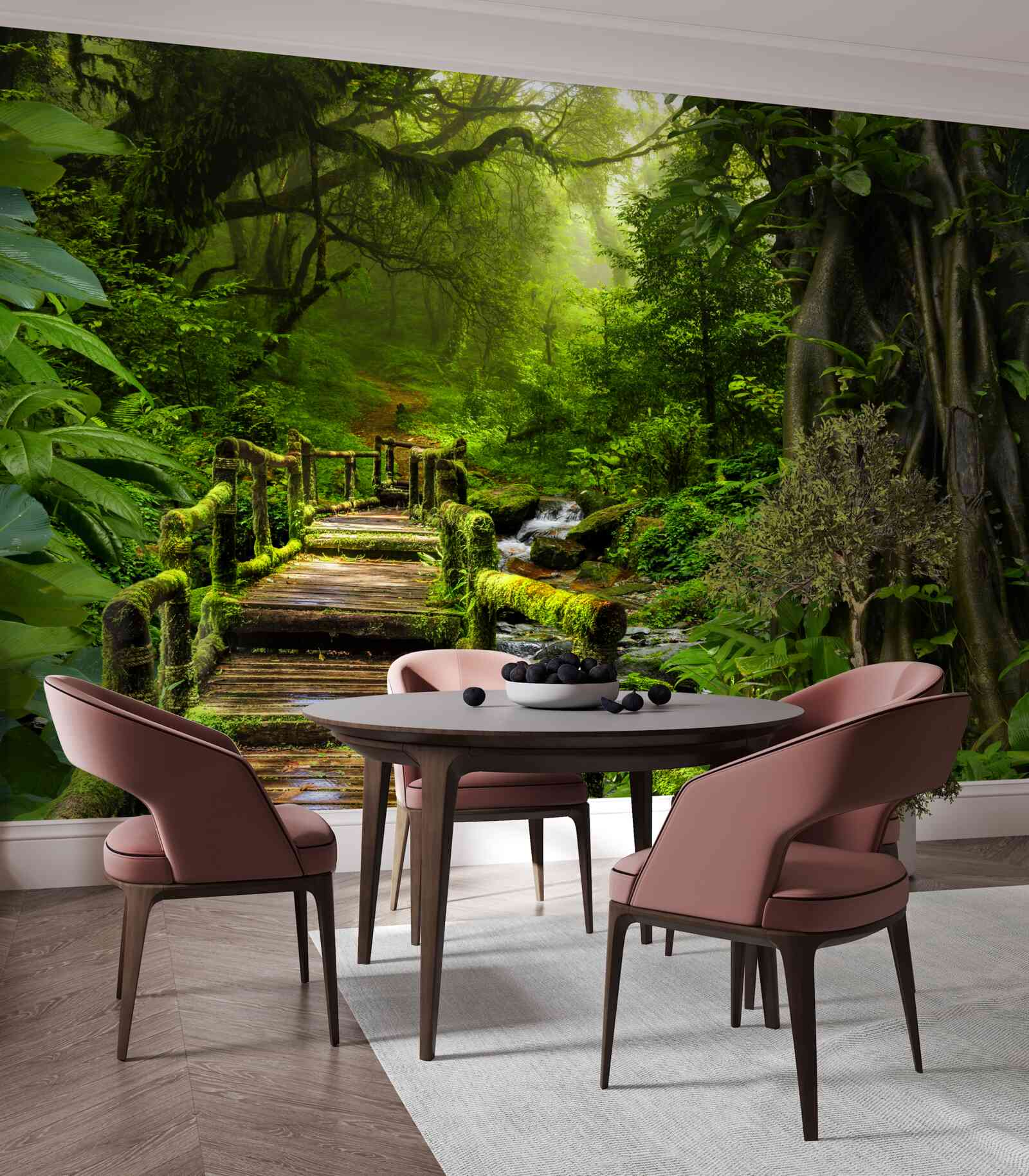 Fototapeta v ázijskej džungli je vodopád