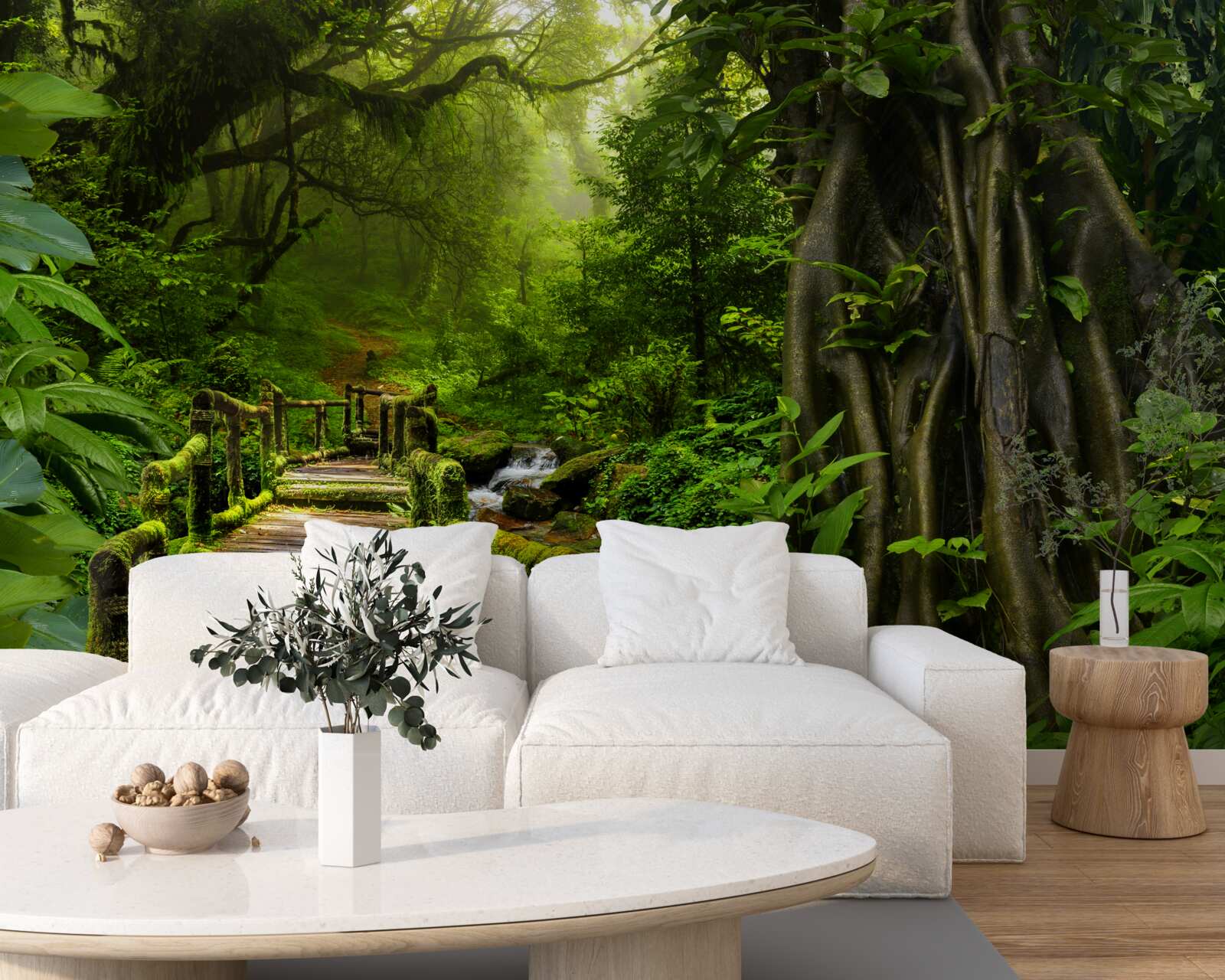 Fototapeta v ázijskej džungli je vodopád