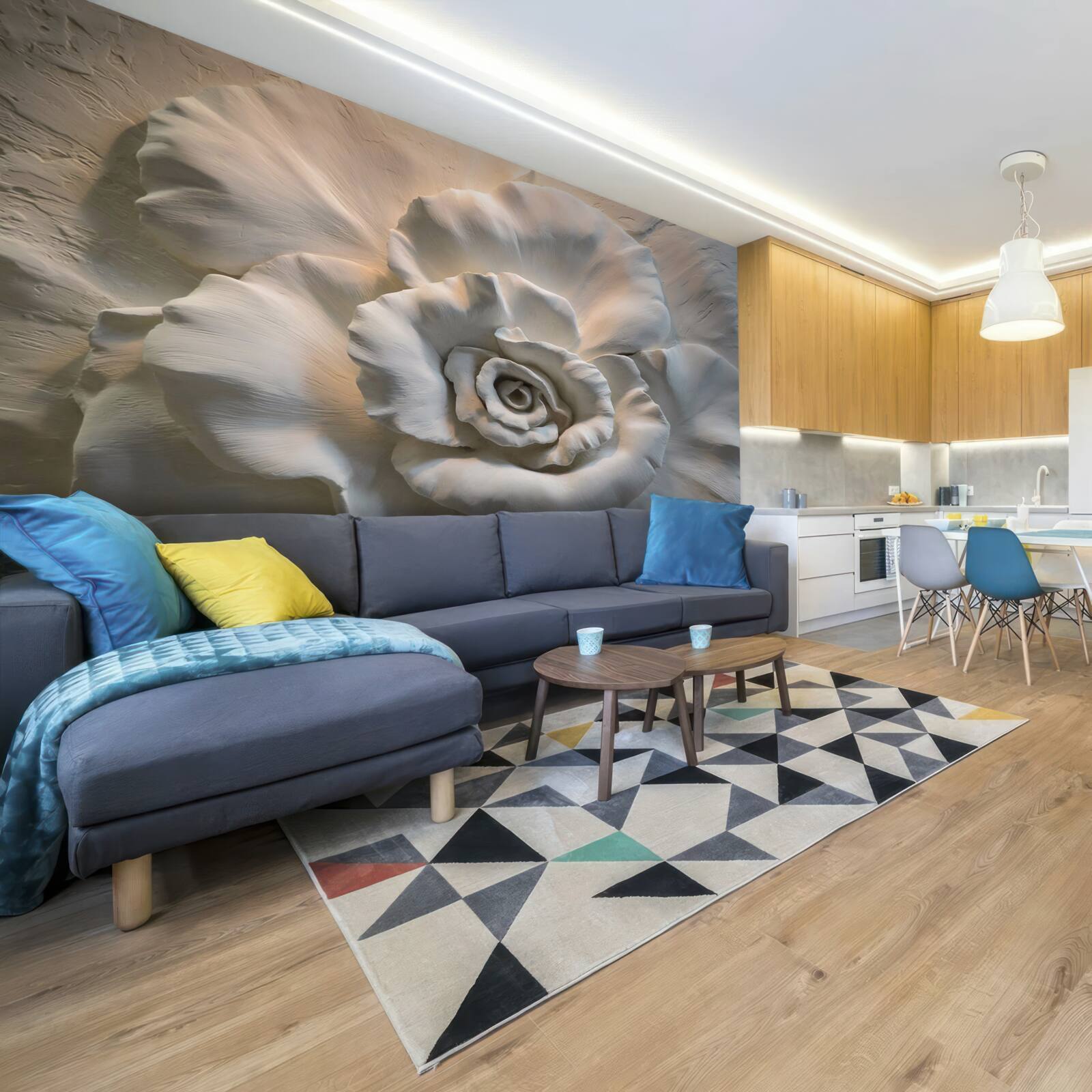 Fototapeta zblízka záber obrovskej bielej ruže