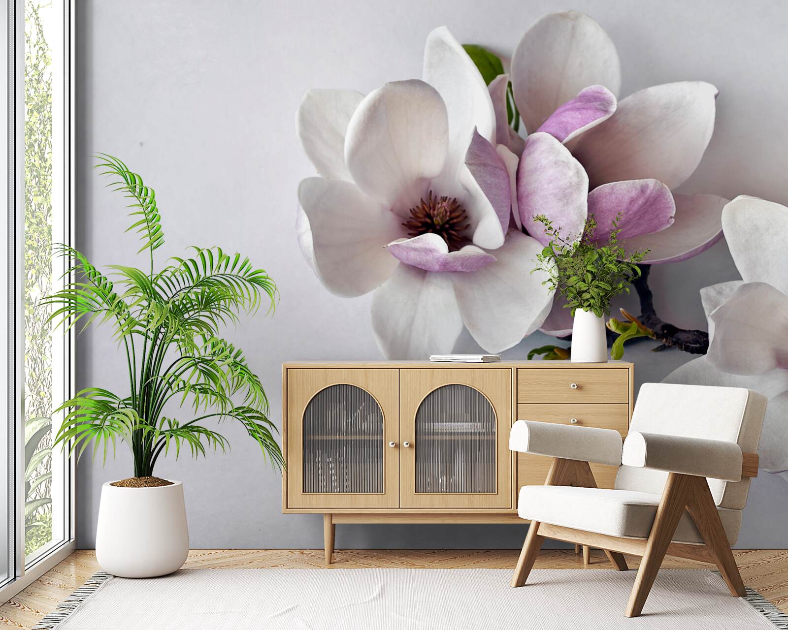 Fototapeta kvety neuveriteľnej krásy a veľkých rozmerov