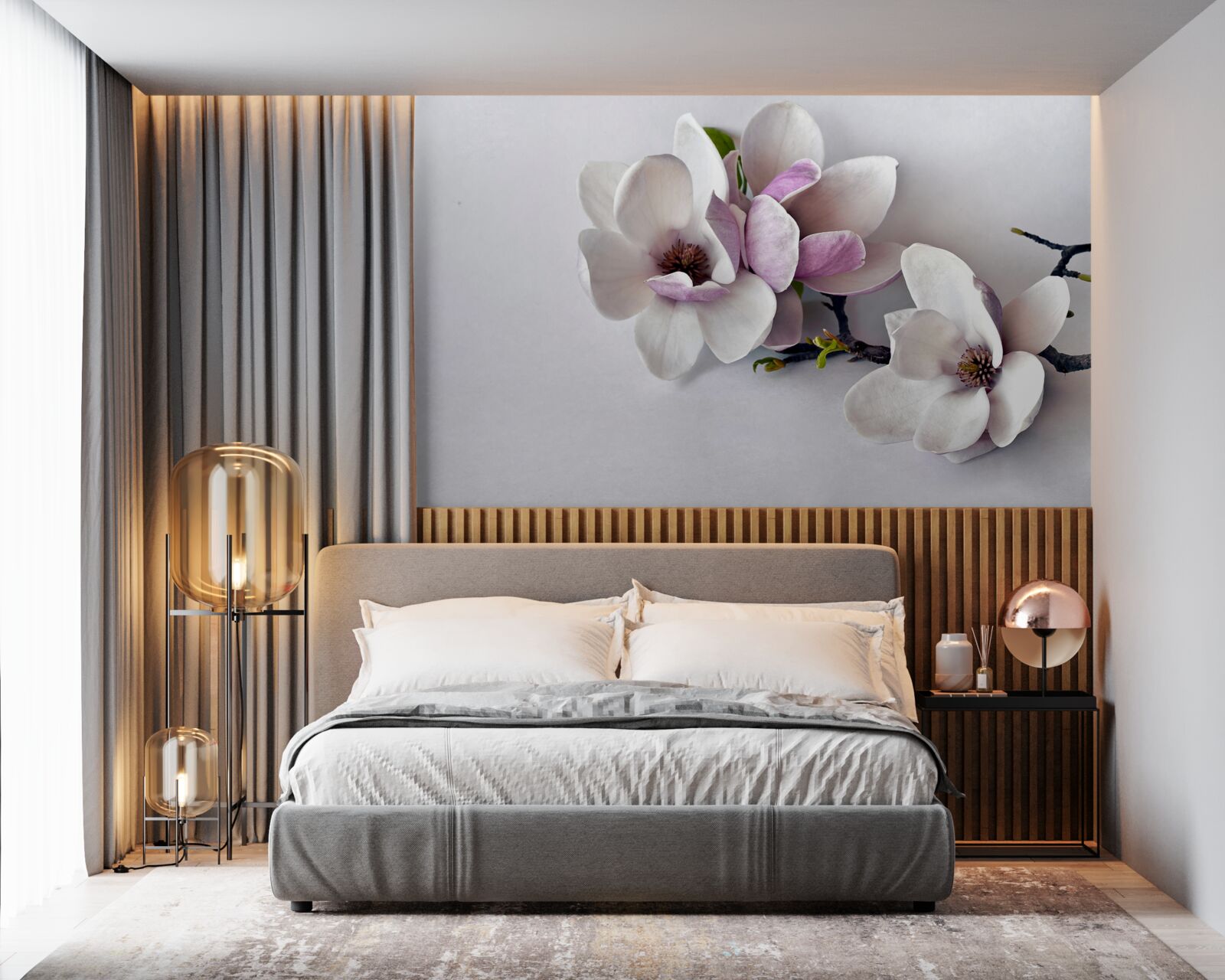 Fototapeta kvety neuveriteľnej krásy a veľkých rozmerov