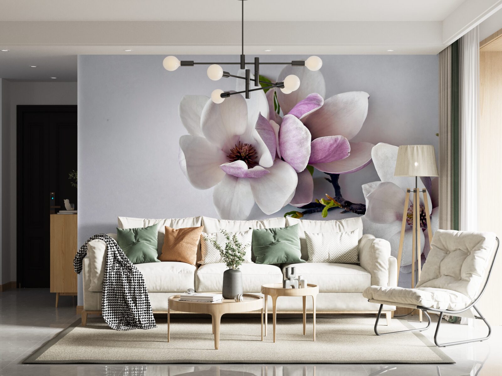 Fototapeta kvety neuveriteľnej krásy a veľkých rozmerov