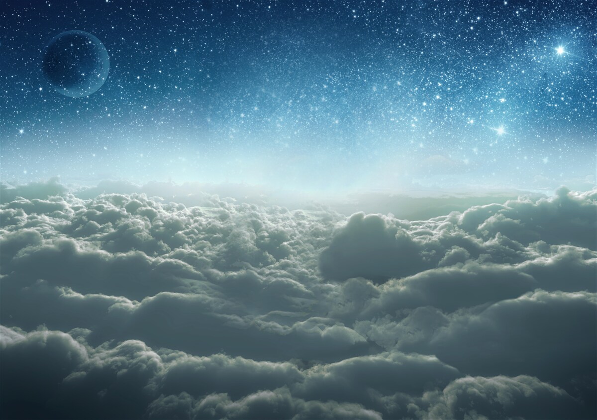 Fototapeta očarujúce zamračené majestáty v hviezdnej noci