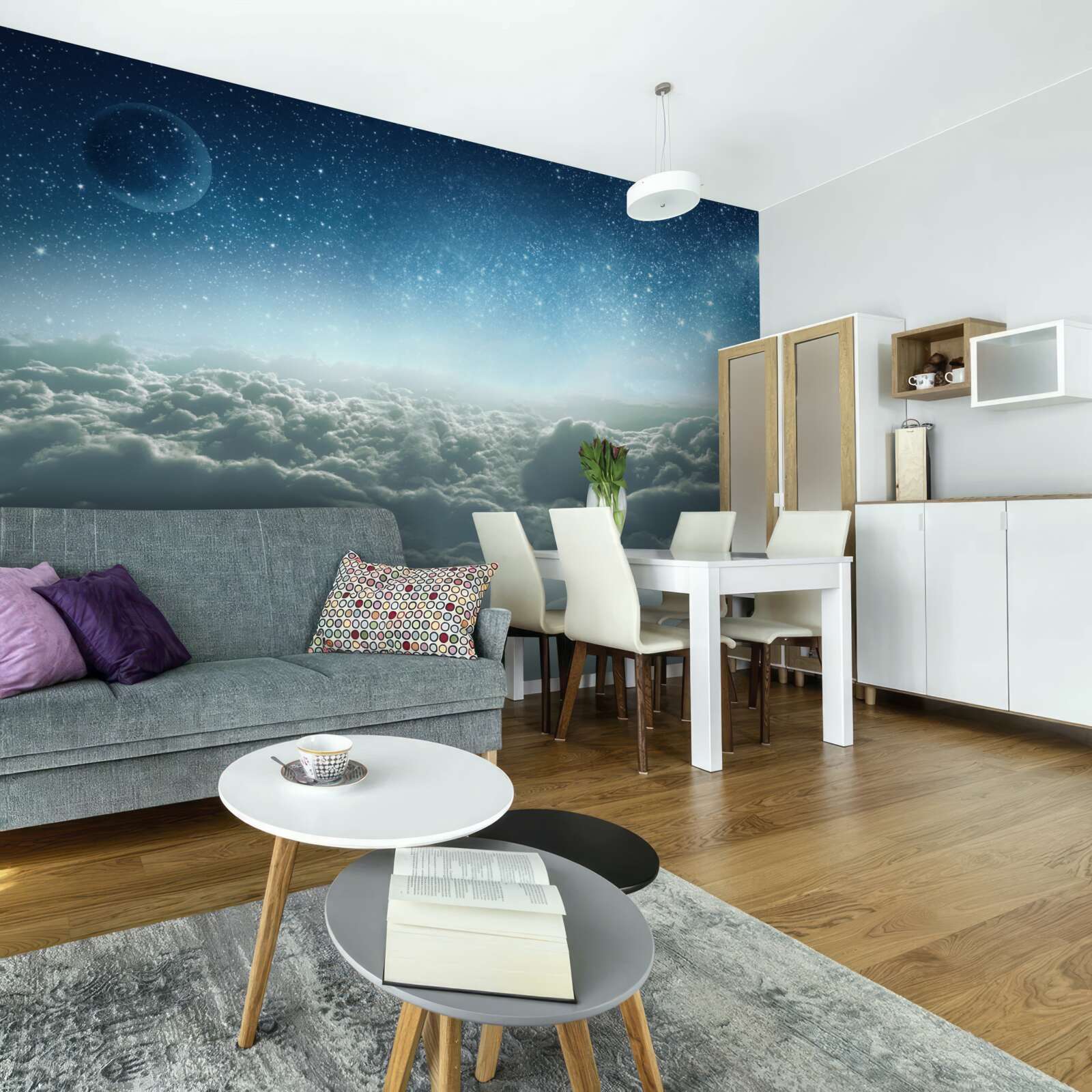 Fototapeta očarujúce zamračené majestáty v hviezdnej noci