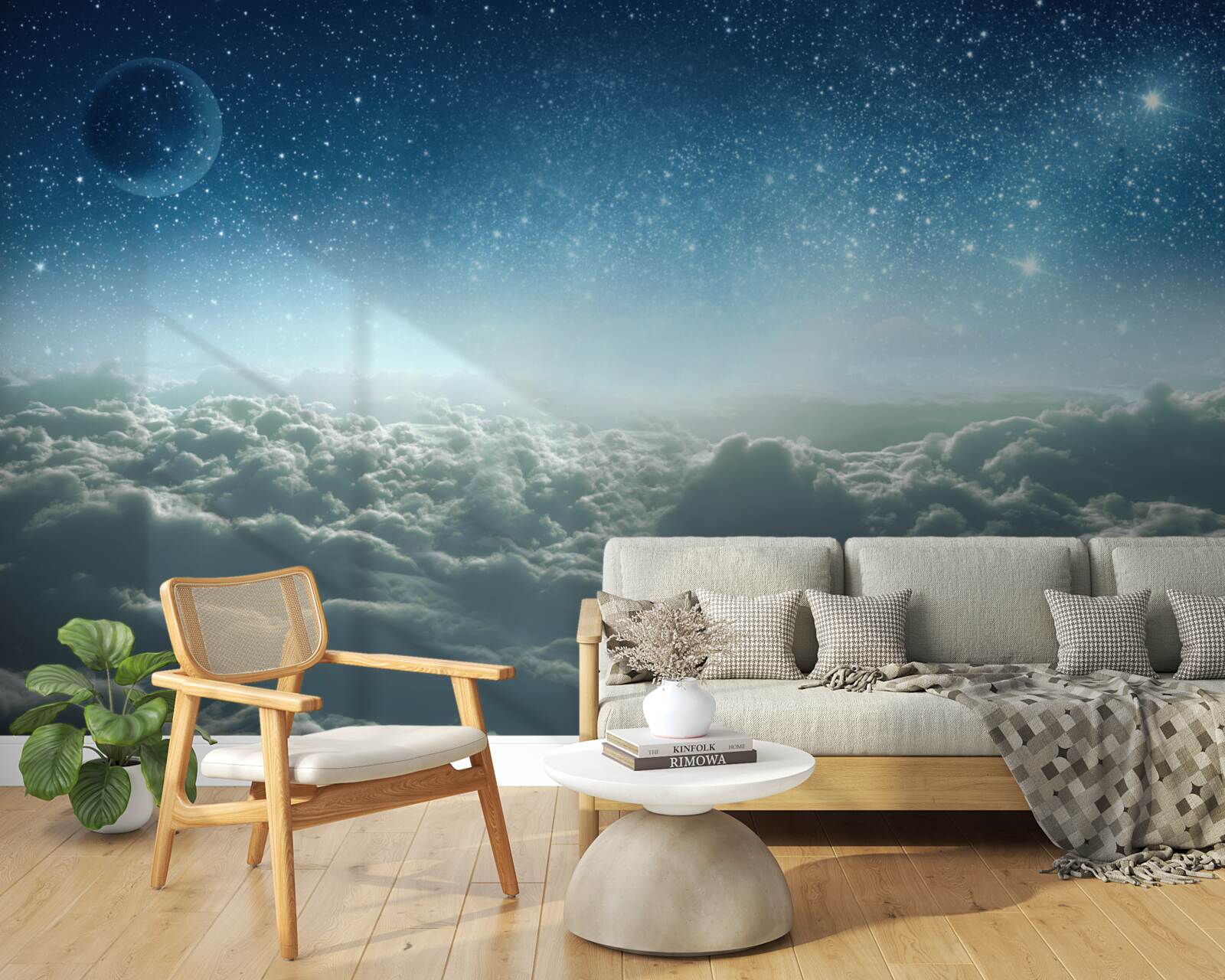 Fototapeta očarujúce zamračené majestáty v hviezdnej noci