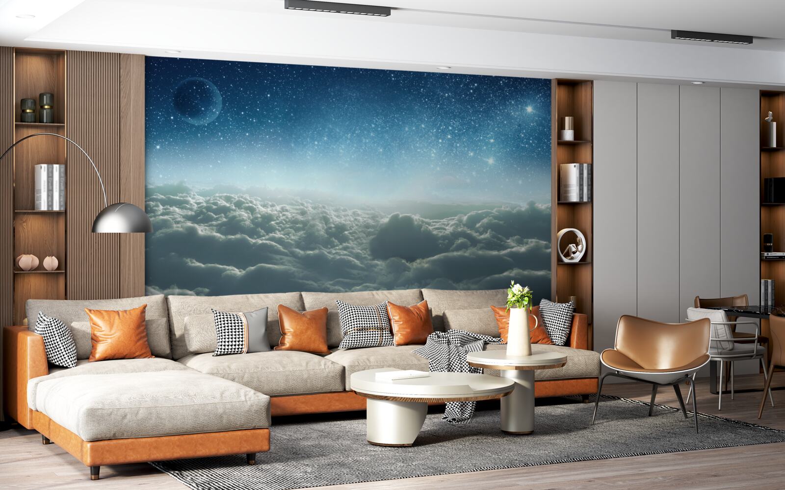 Fototapeta očarujúce zamračené majestáty v hviezdnej noci