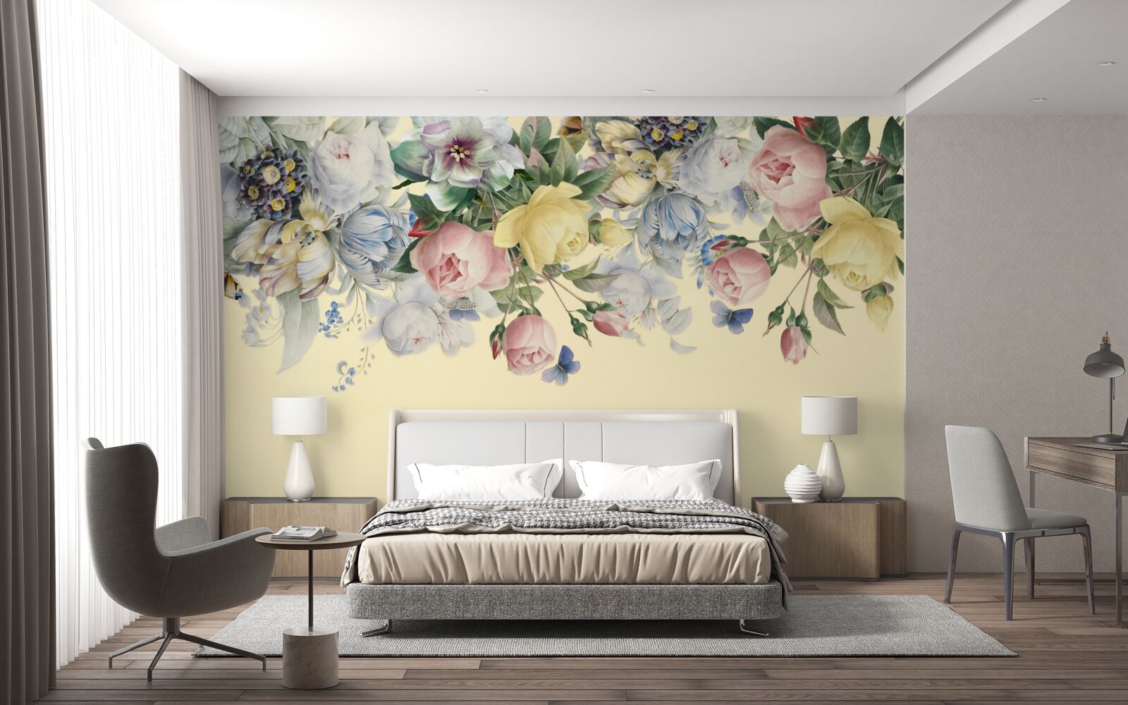 Fototapeta jemné odtiene rôznych farieb