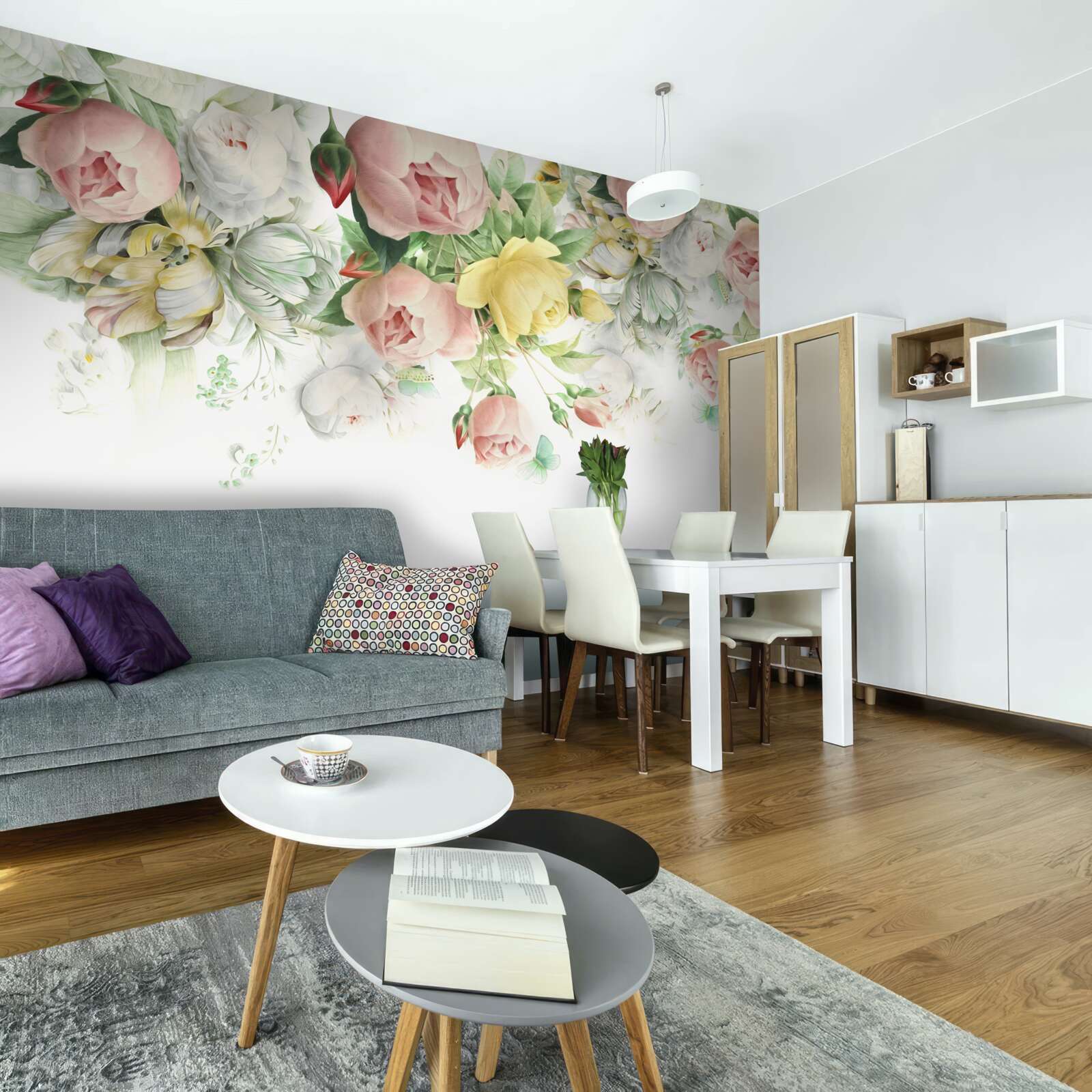 Fototapeta súbor jesennej flóry