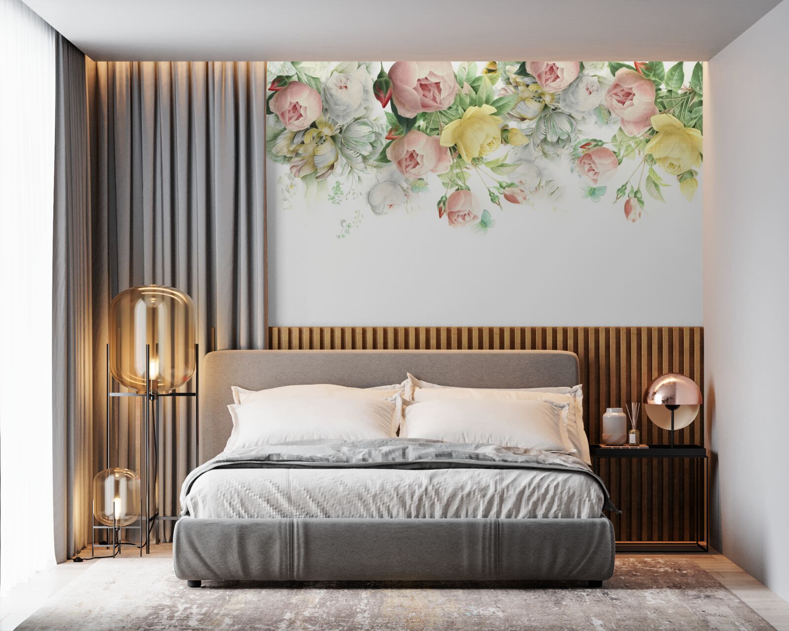 Fototapeta súbor jesennej flóry