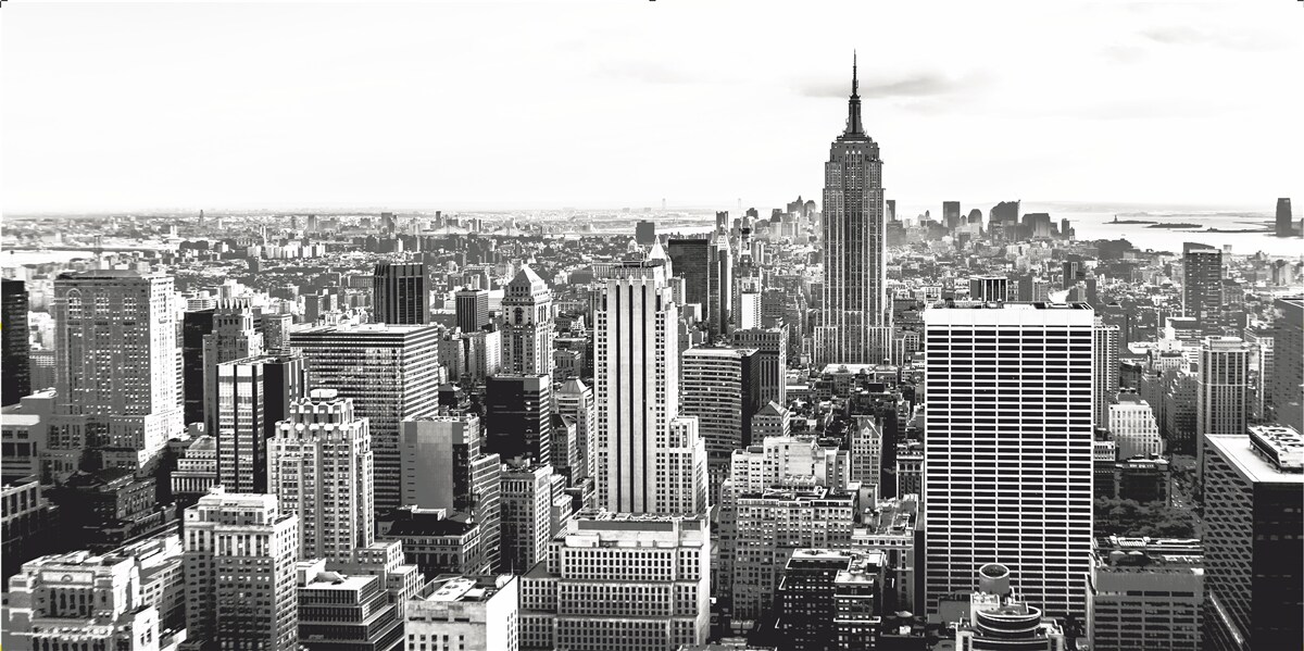 Fototapeta Vintage pohľad na Manhattan