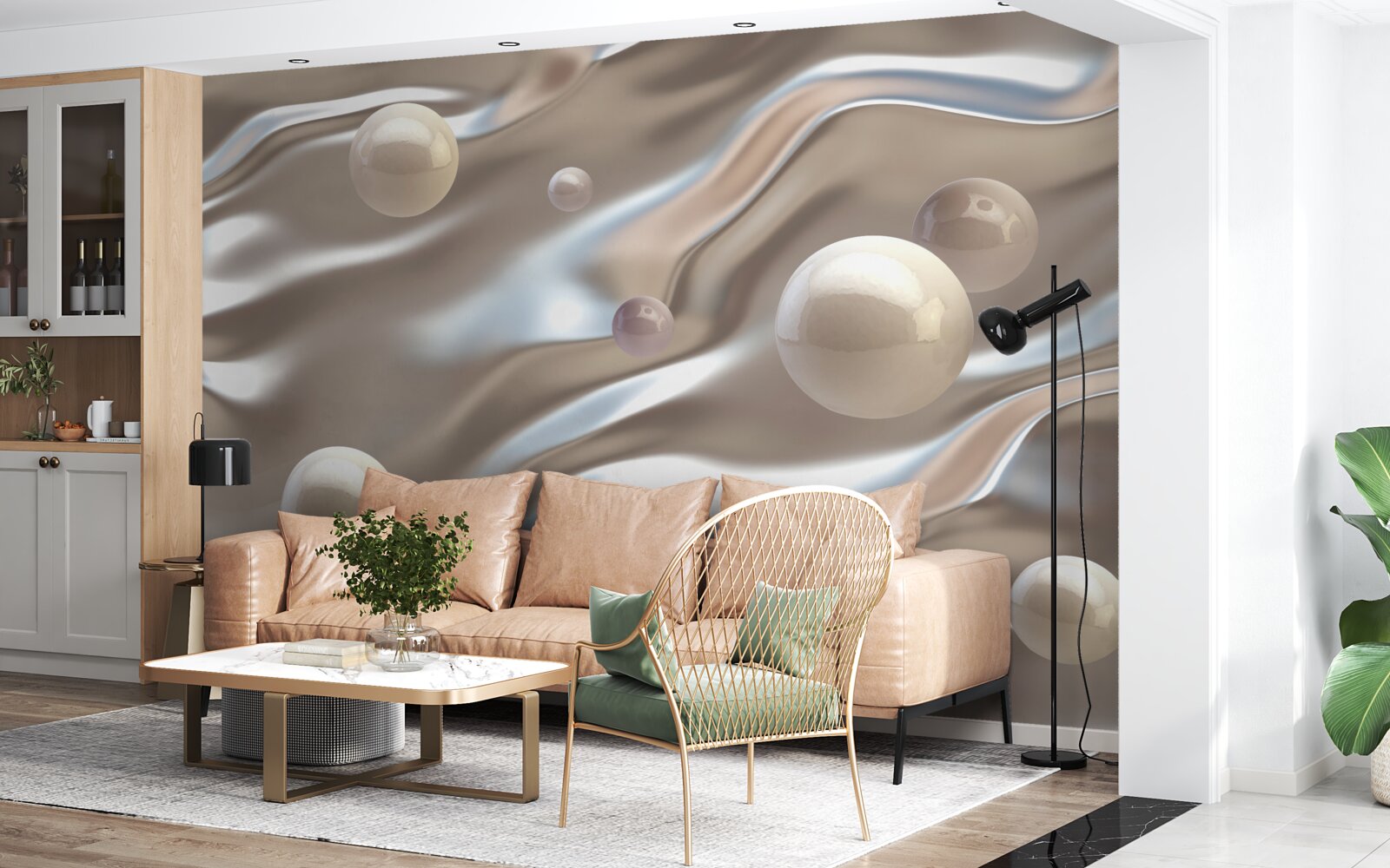 Fototapeta perleť na hodvábe