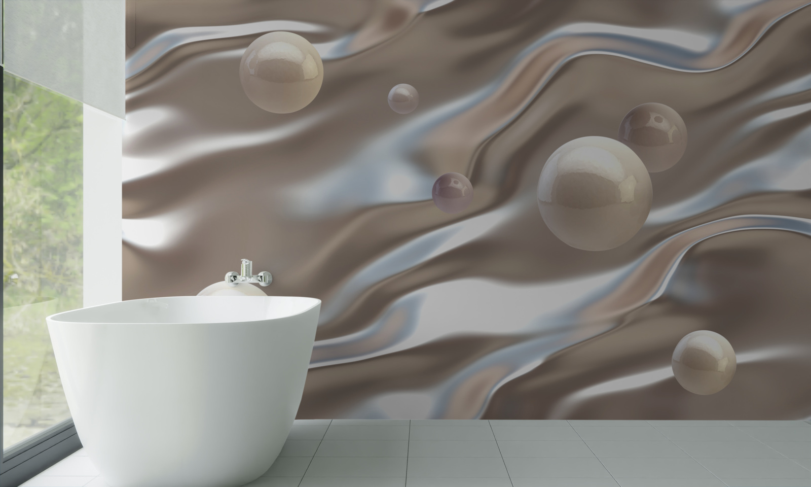 Fototapeta perleť na hodvábe