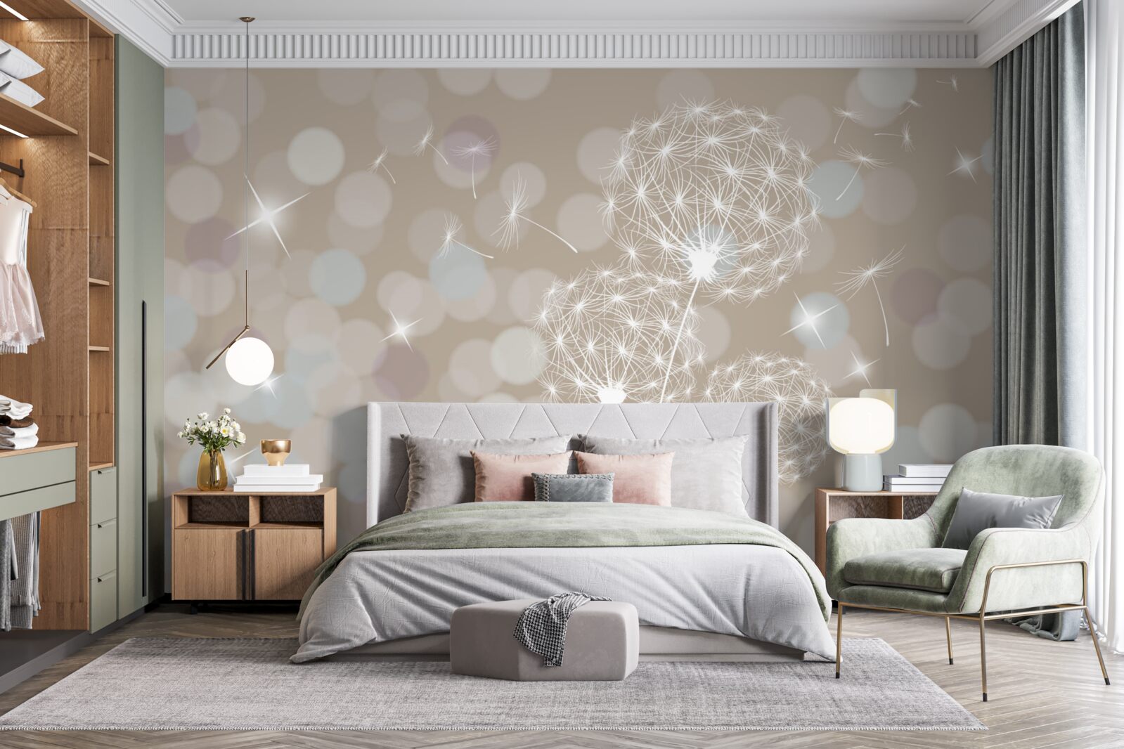 Fototapeta okvetný lístok púpavy, ľahký ako pierko