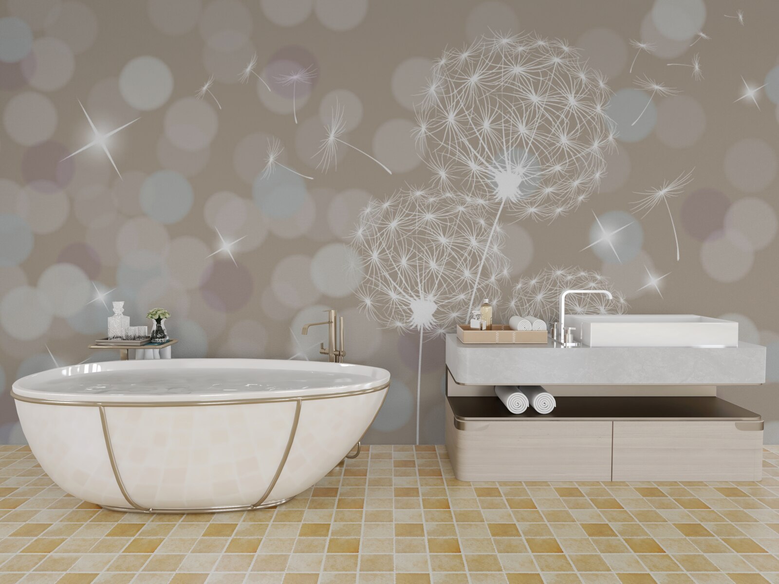 Fototapeta okvetný lístok púpavy, ľahký ako pierko