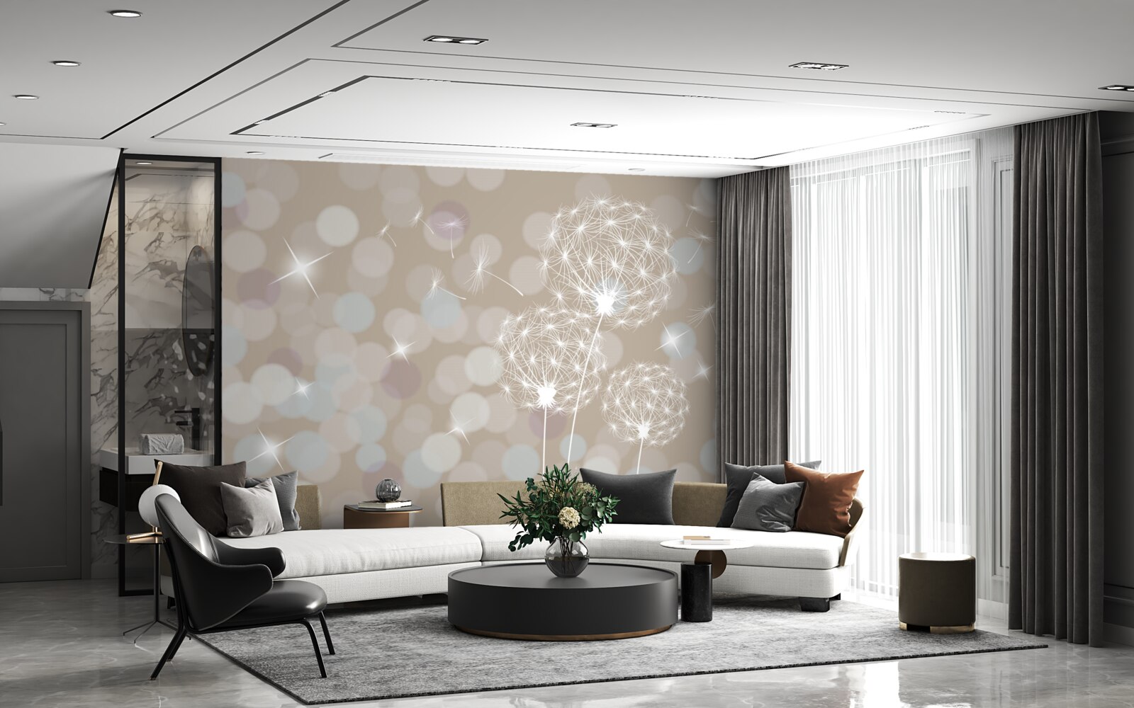 Fototapeta okvetný lístok púpavy, ľahký ako pierko