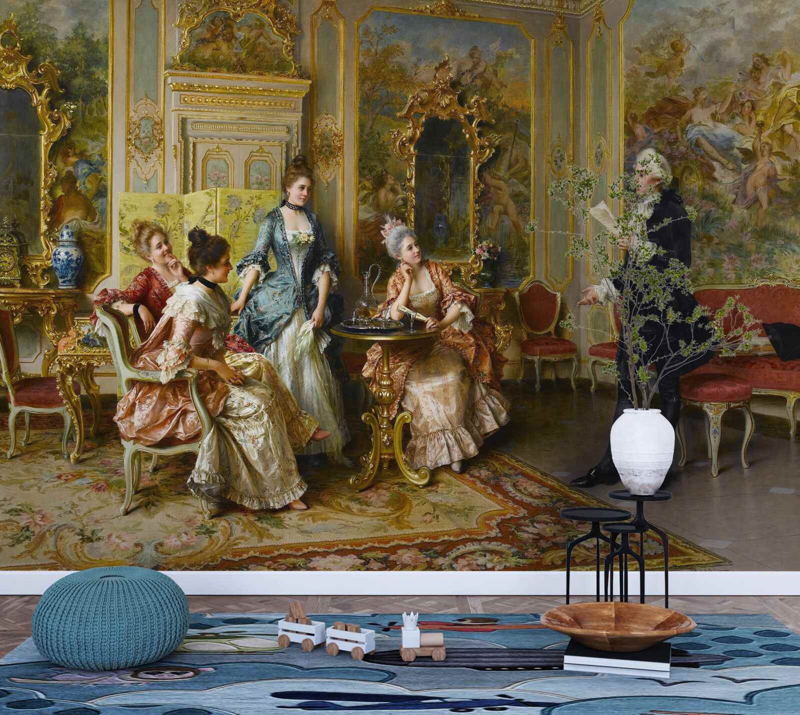 Fototapeta obdiv dámam za ich vášeň pre čítanie poézie