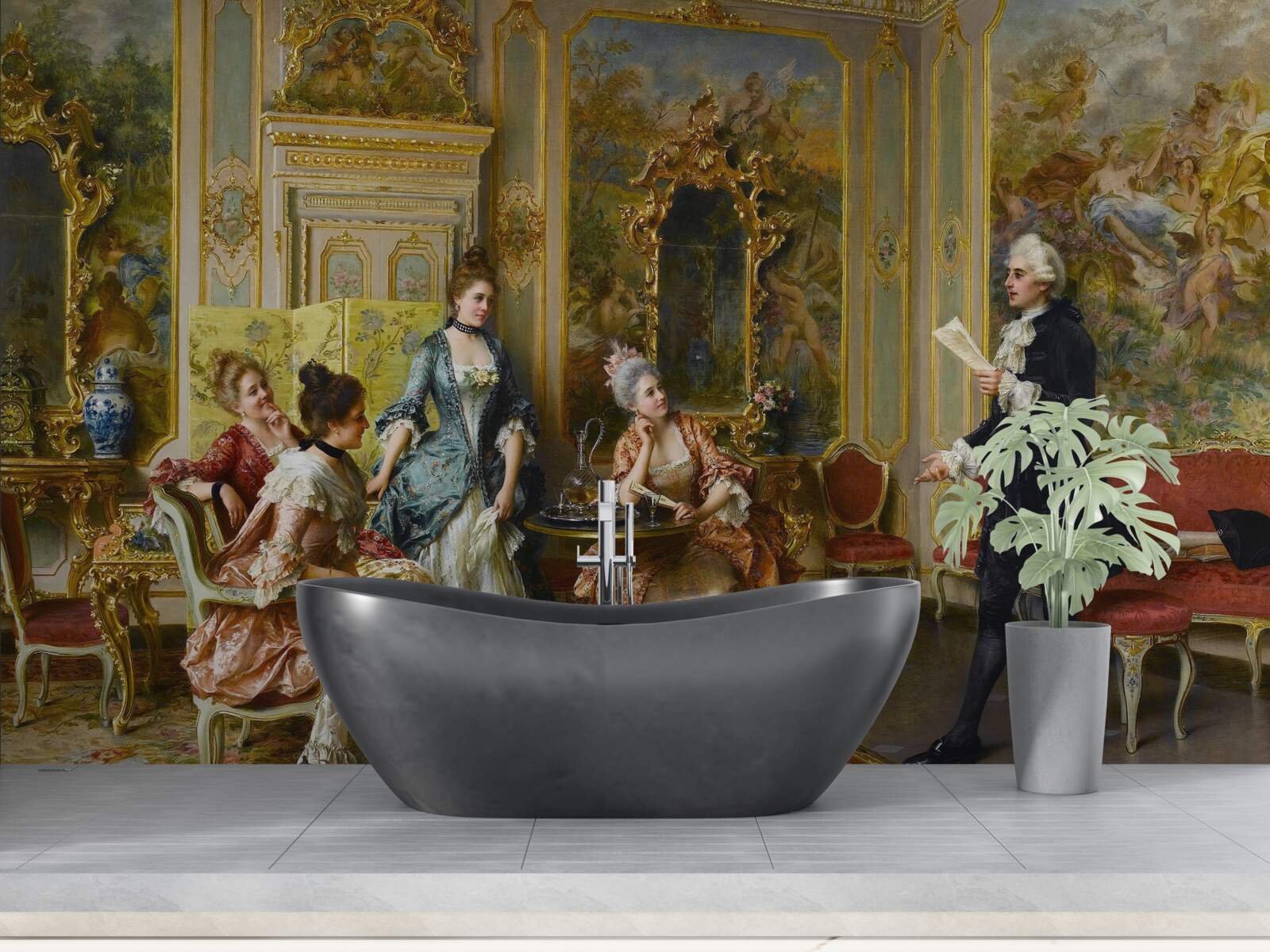 Fototapeta obdiv dámam za ich vášeň pre čítanie poézie