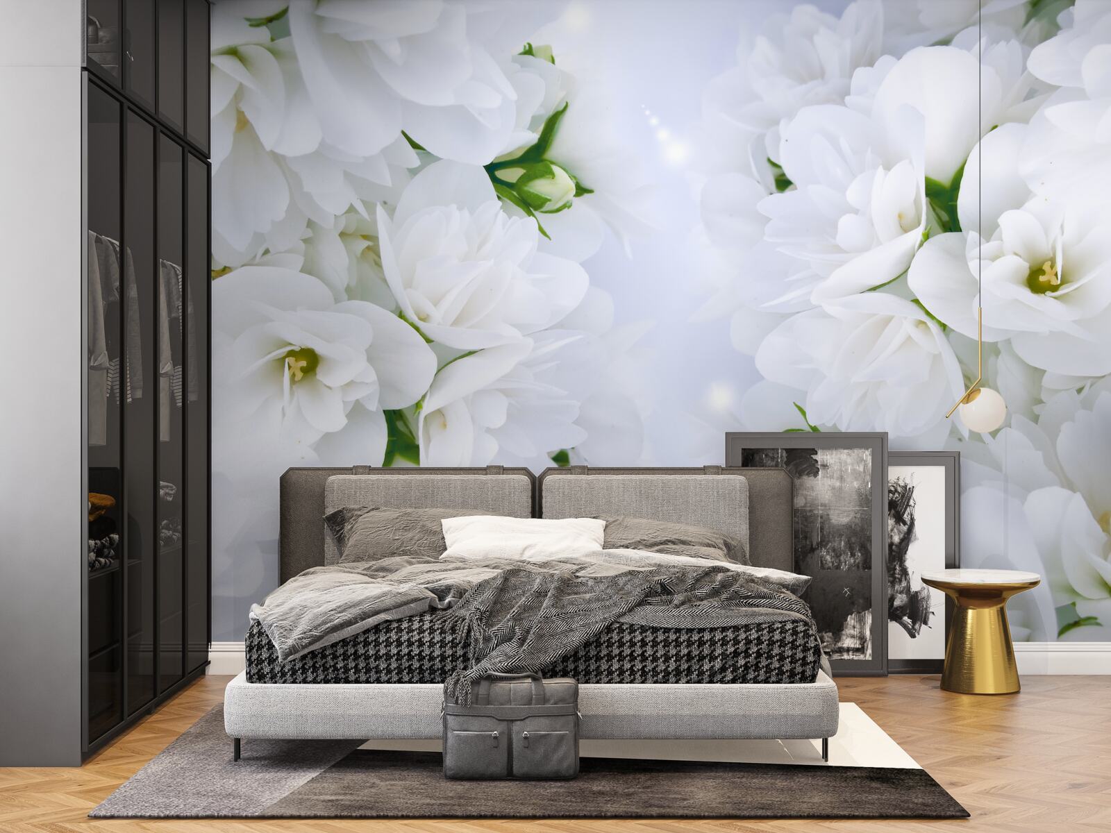 Fototapeta kvety sú veľké a biele