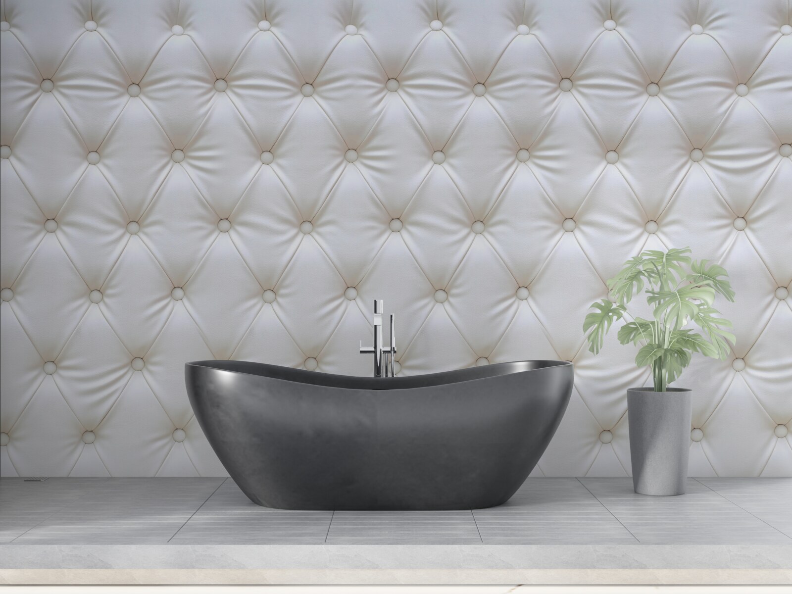 Fototapeta textúra čalúnenia zdobená kryštálmi