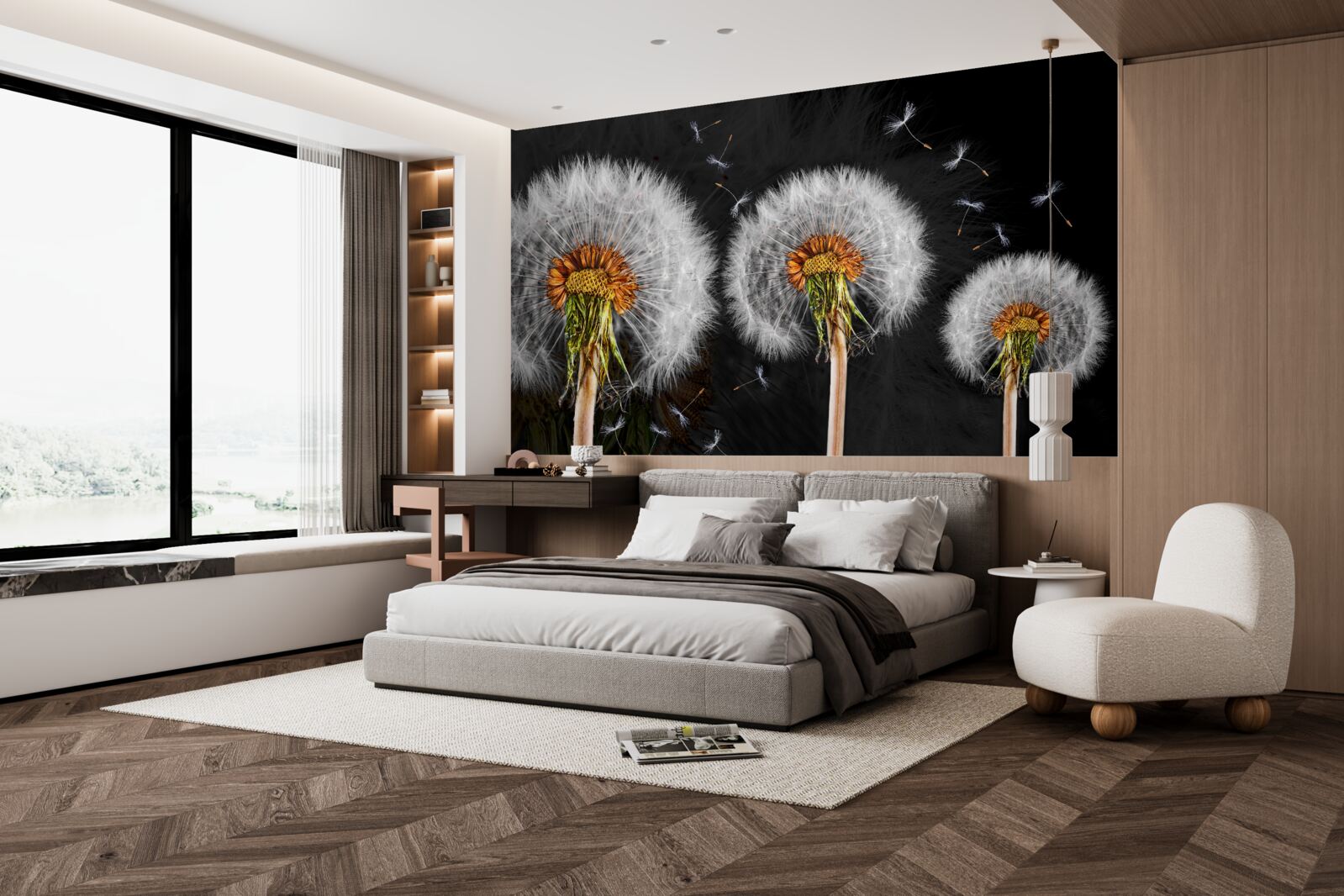 Fototapeta zvädnuté veľké púpavy