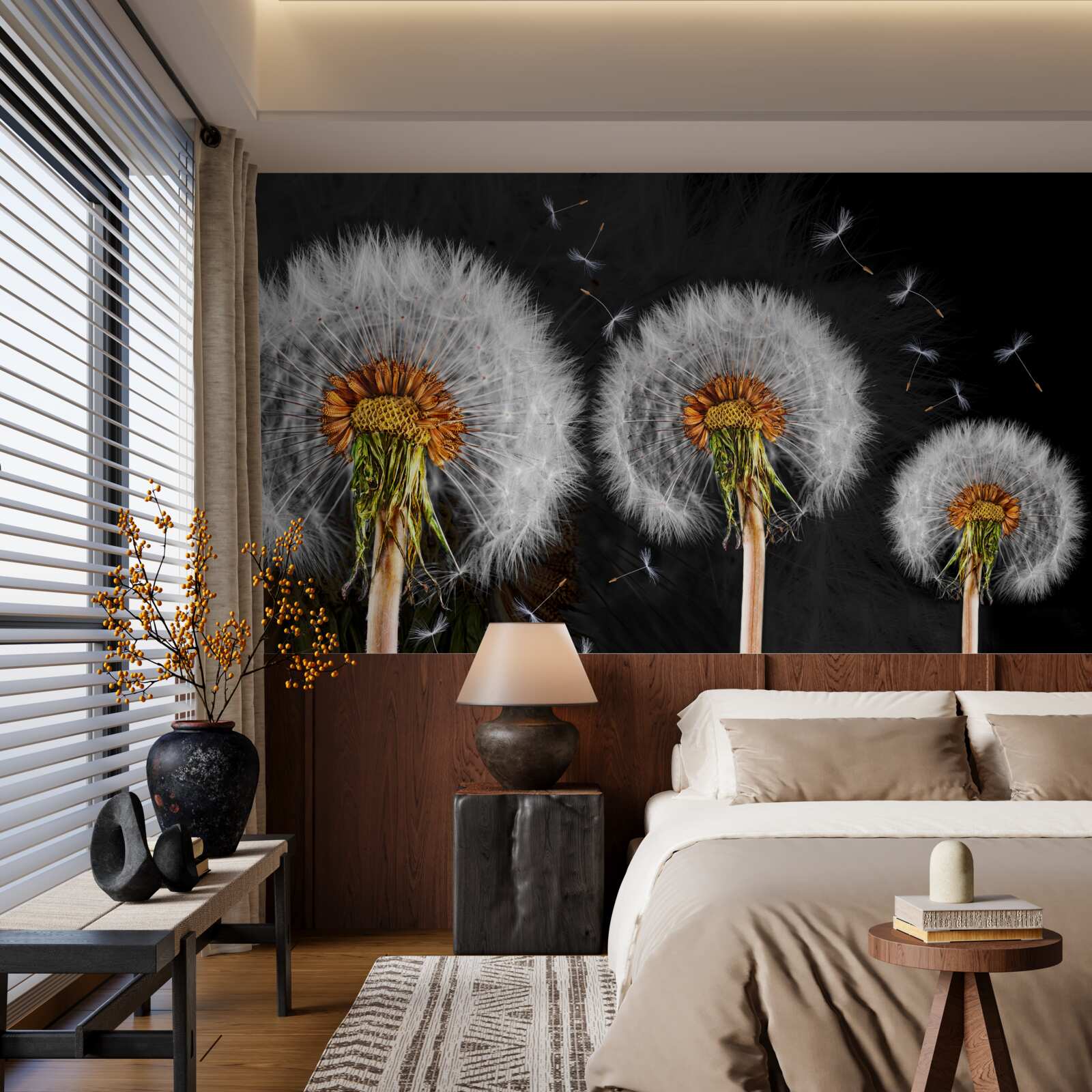 Fototapeta zvädnuté veľké púpavy