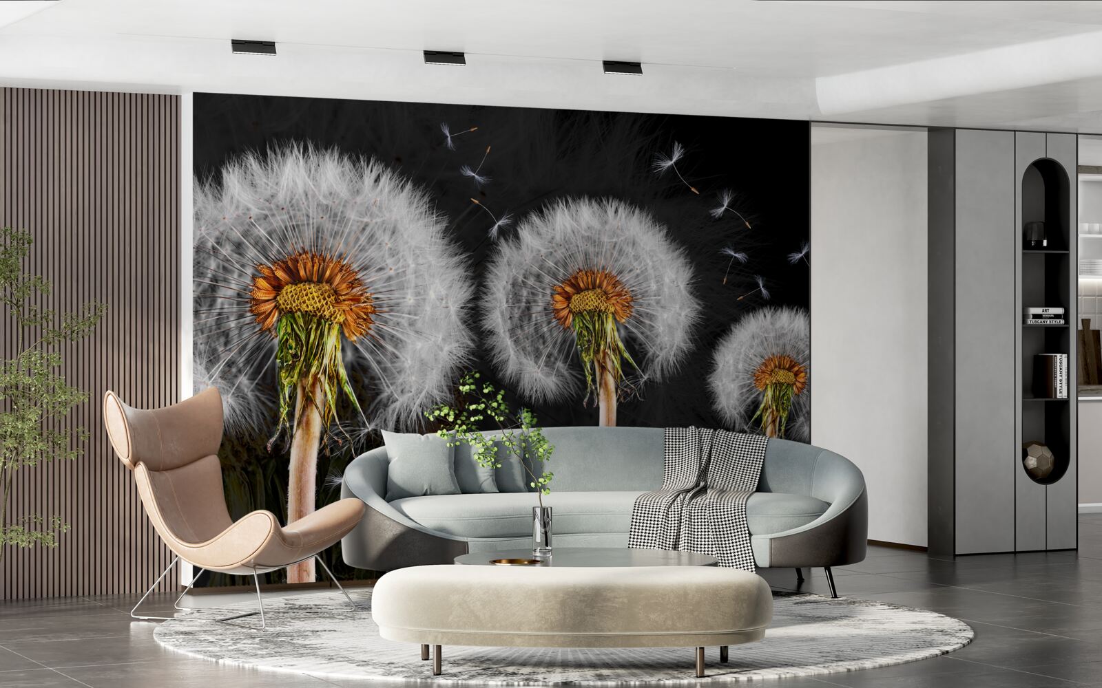 Fototapeta zvädnuté veľké púpavy