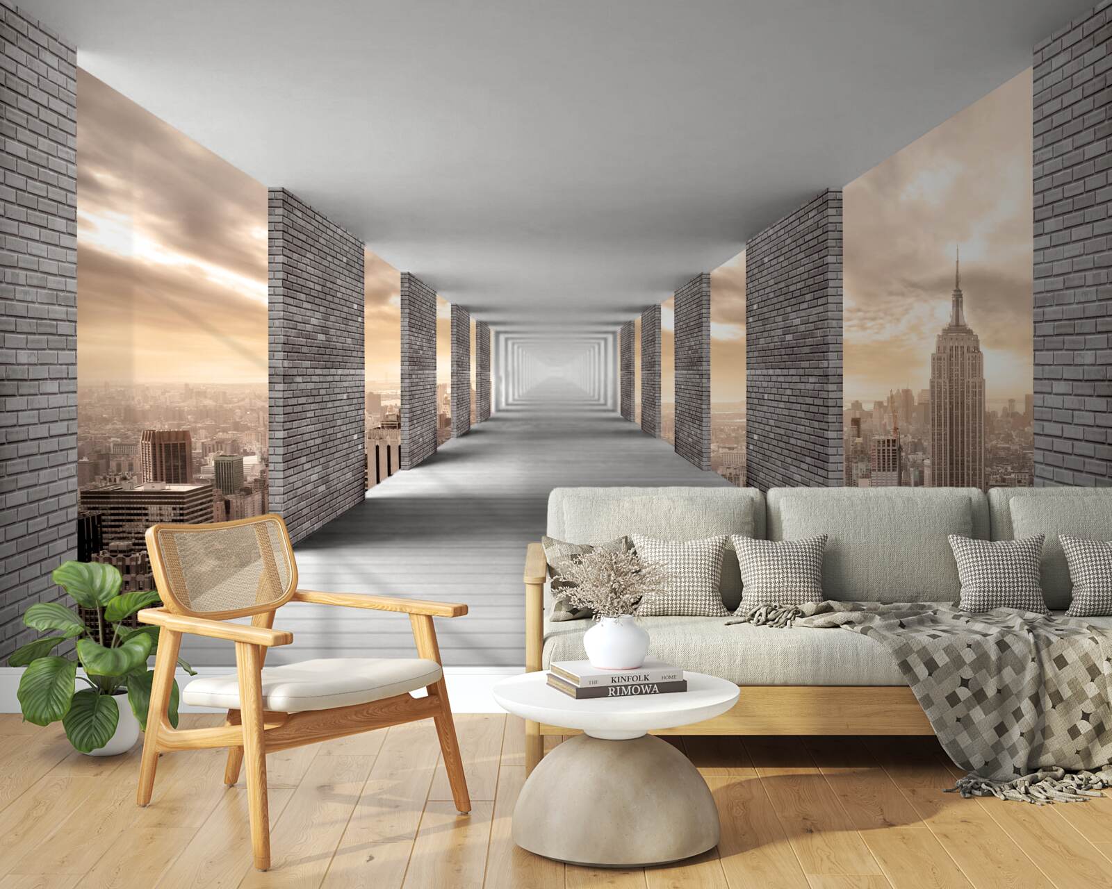 Fototapeta podzemná chodba pod zhonom mesta