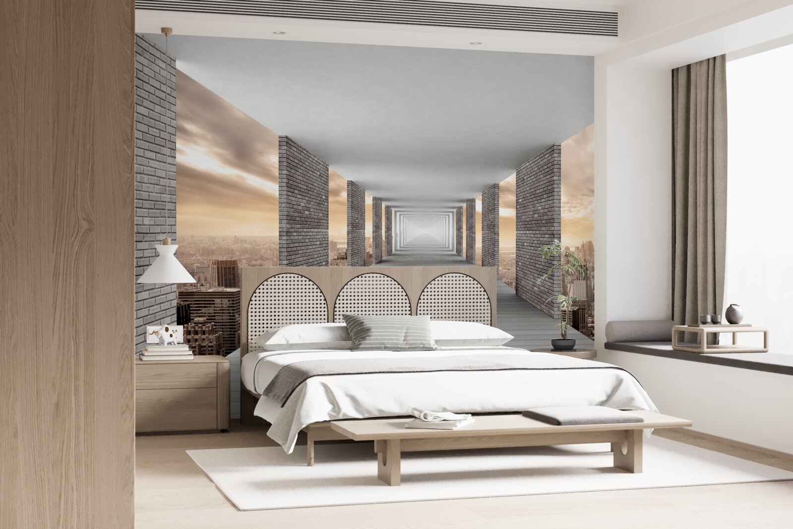 Fototapeta podzemná chodba pod zhonom mesta