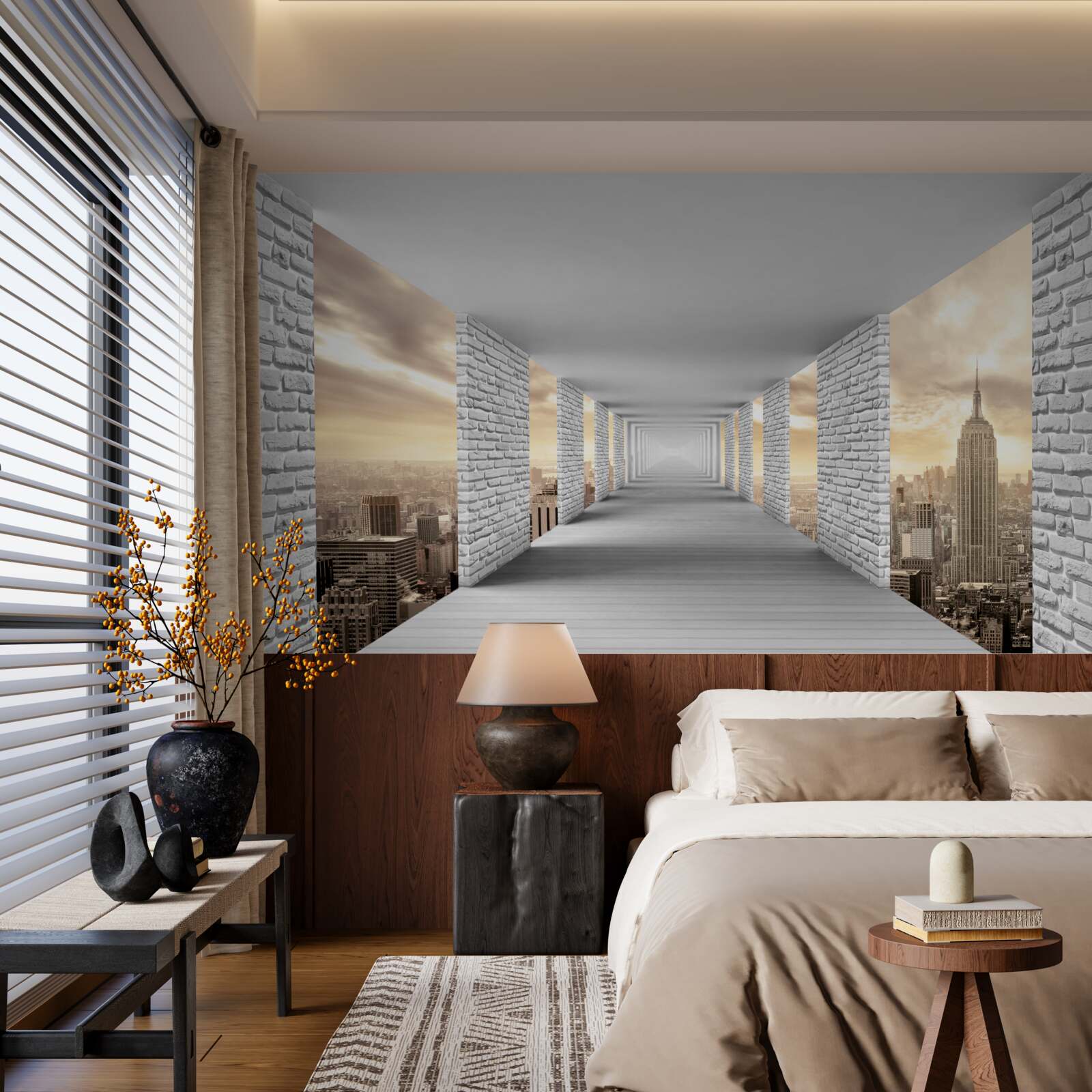 Fototapeta 3D prechádzka po meste