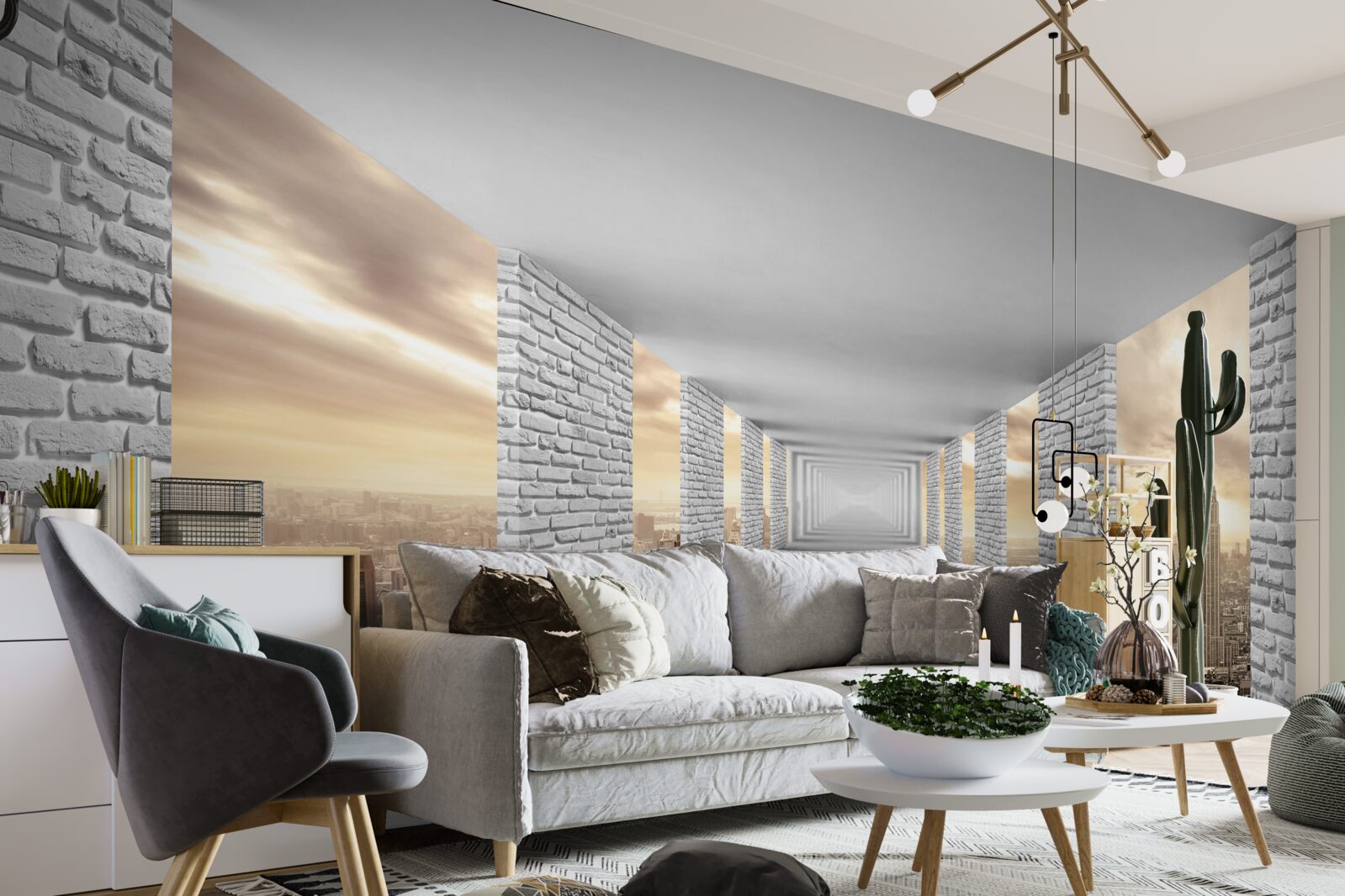 Fototapeta 3D prechádzka po meste