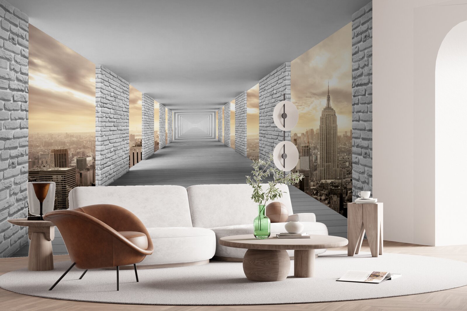 Fototapeta 3D prechádzka po meste