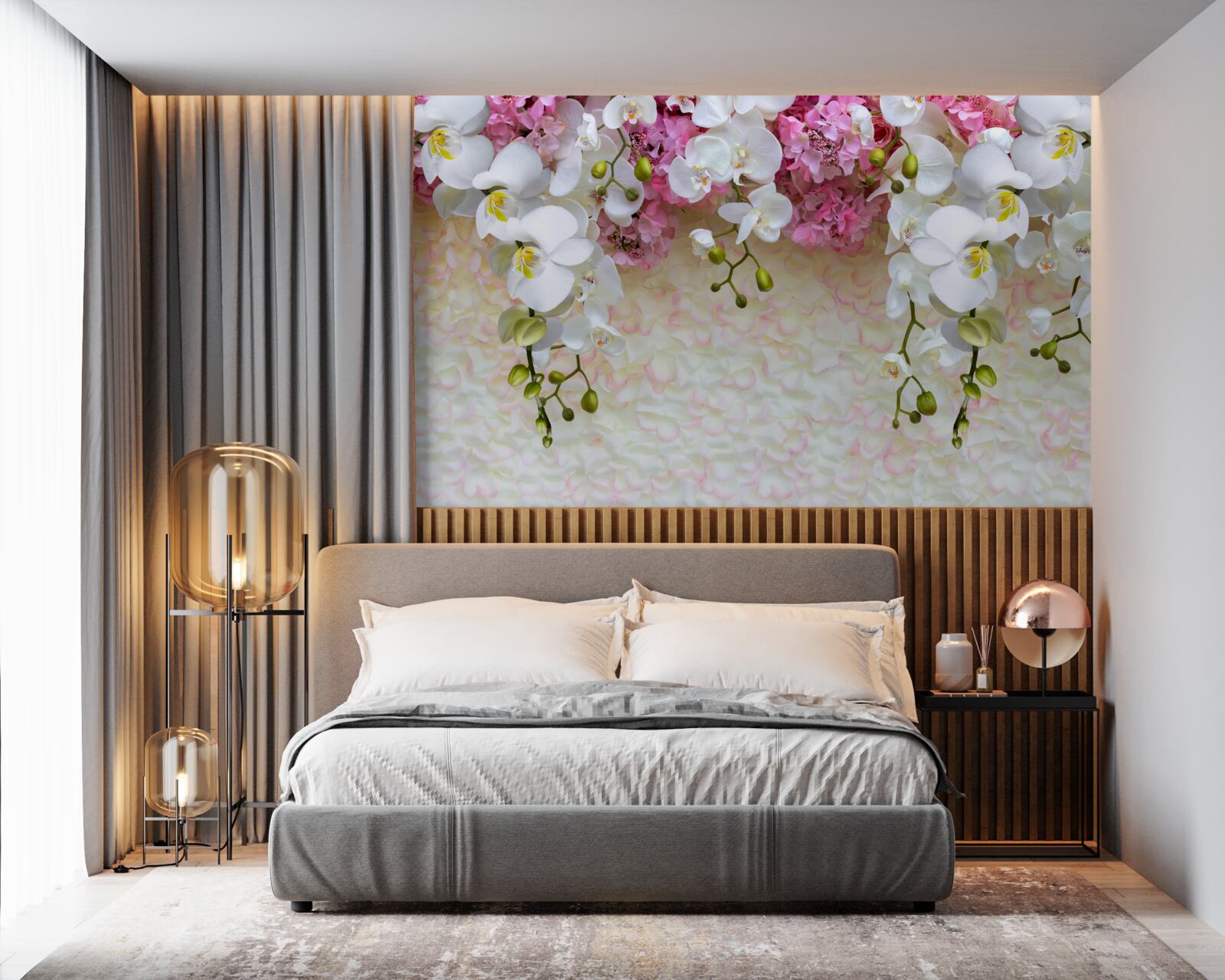 Fototapeta konáre rôznych orchideí idú dole