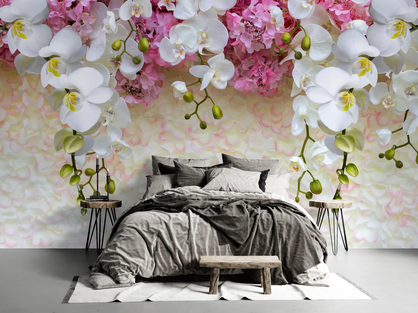 Fototapeta konáre rôznych orchideí idú dole