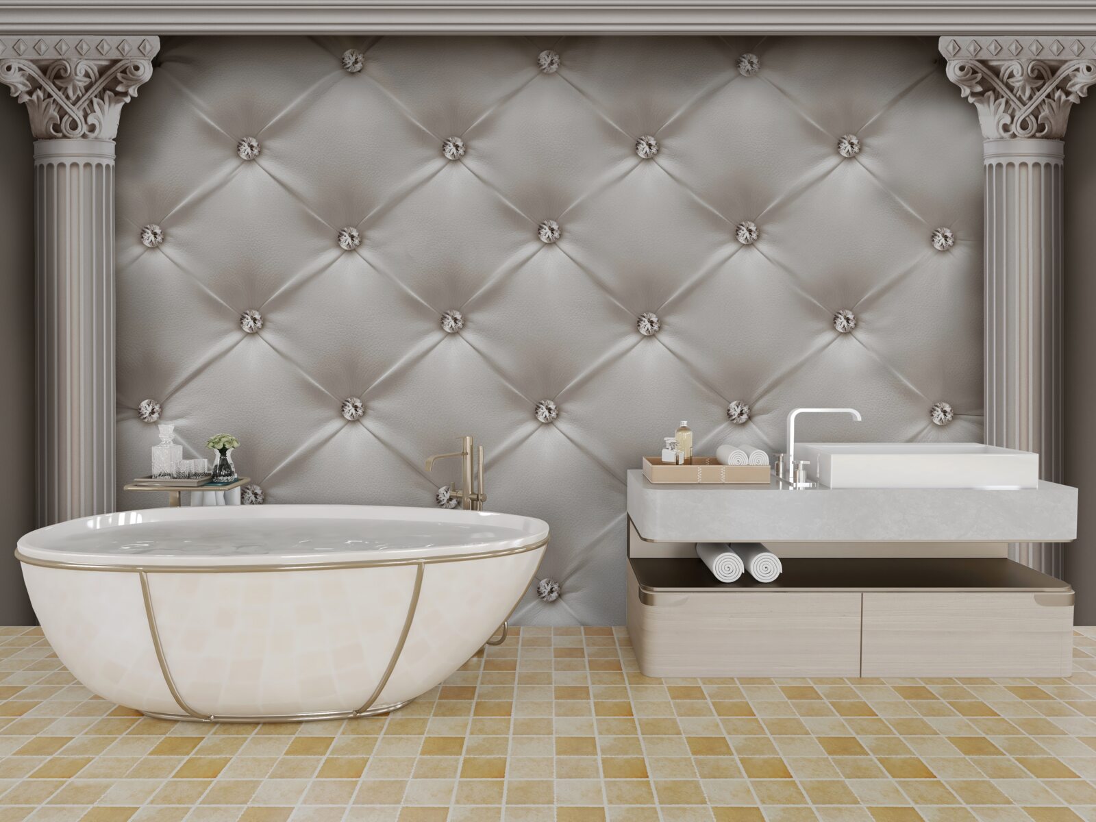 Fototapeta zaoblenia a ozdobné povrchové úpravy