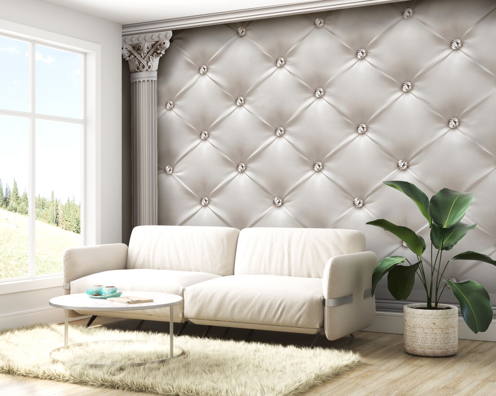 Fototapeta zaoblenia a ozdobné povrchové úpravy