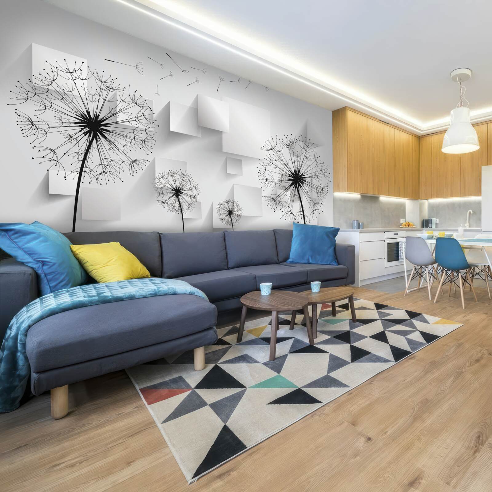 Fototapeta mäkký let kvetov púpavy