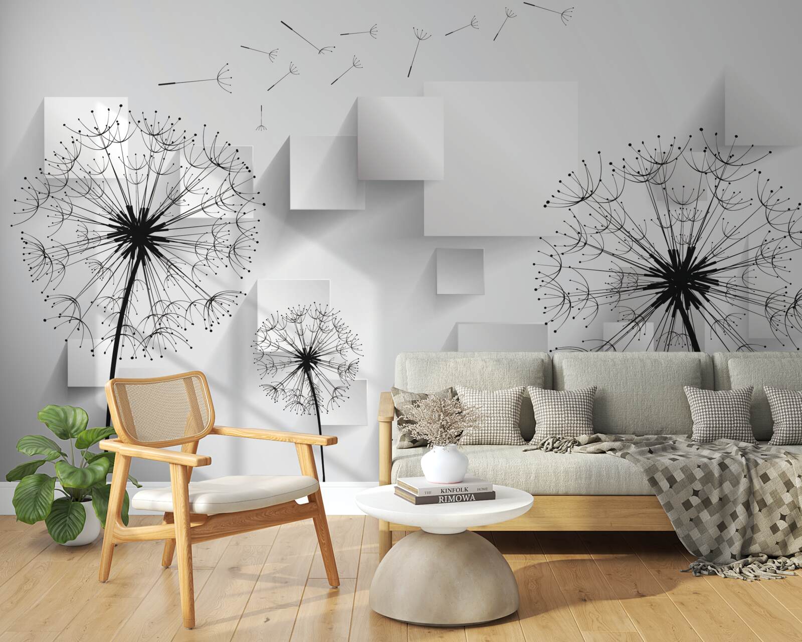 Fototapeta mäkký let kvetov púpavy