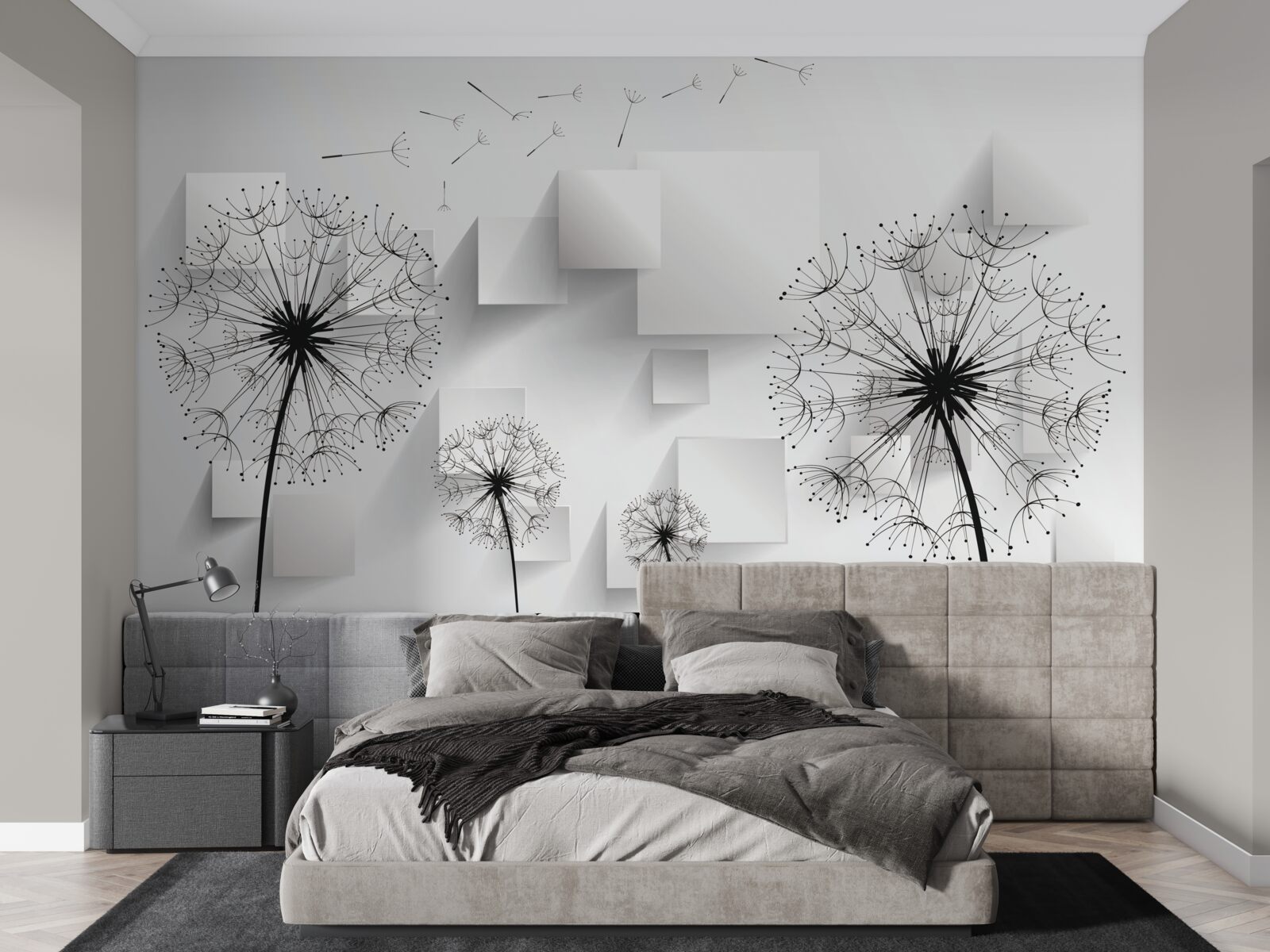 Fototapeta mäkký let kvetov púpavy