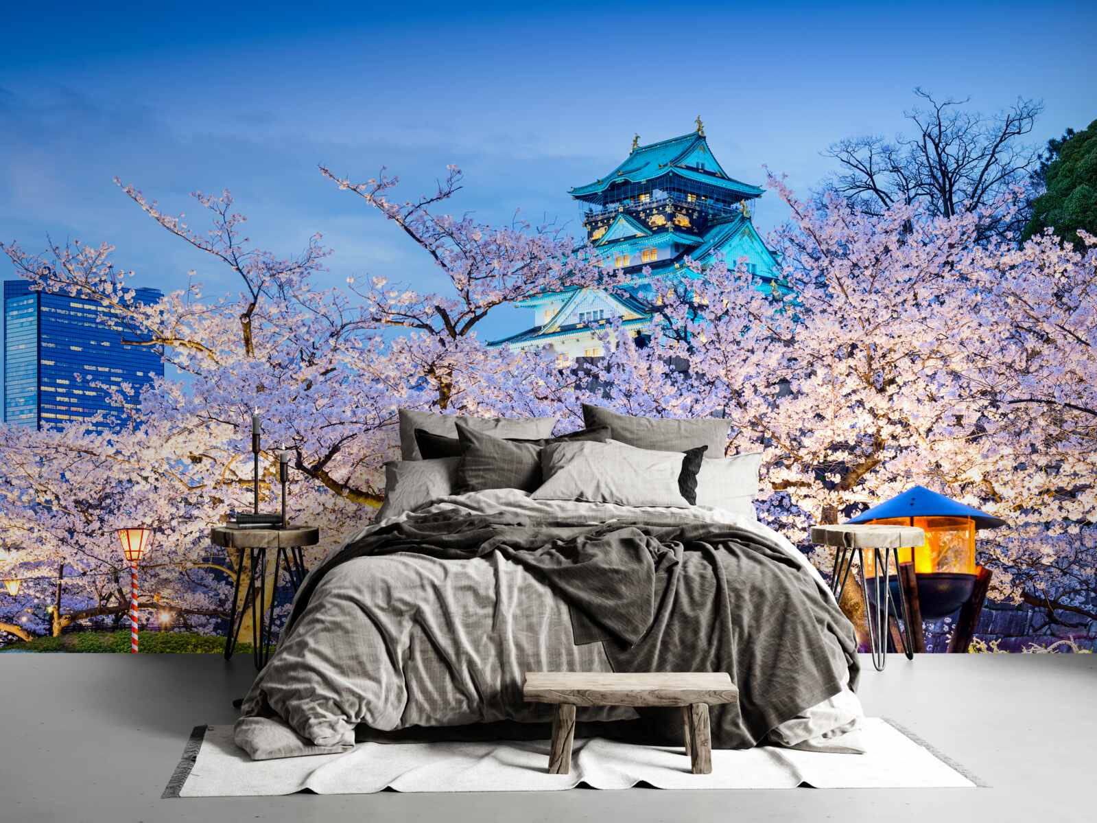 Fototapeta večerné čerešňové kvety