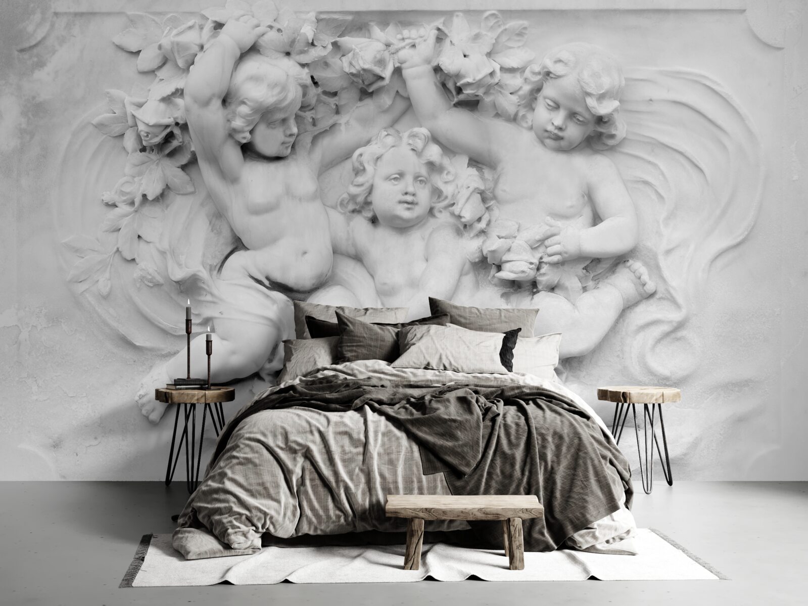 Fototapeta basreliéf je ihriskom pre anjelov