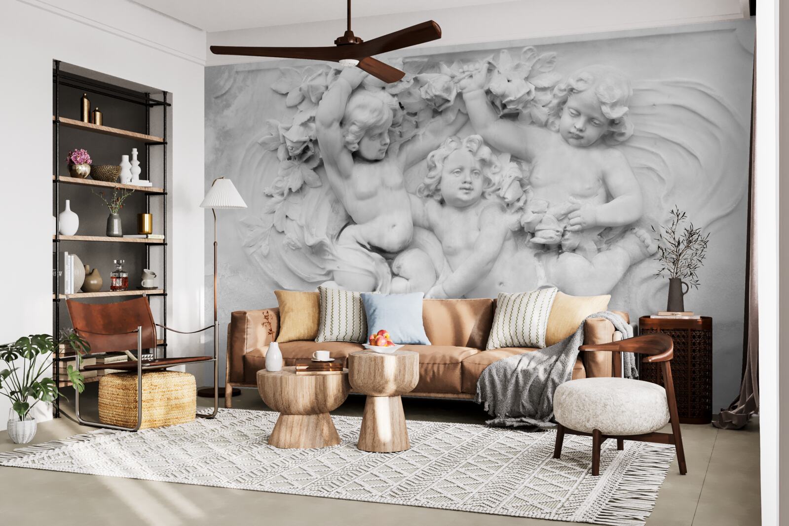 Fototapeta basreliéf je ihriskom pre anjelov