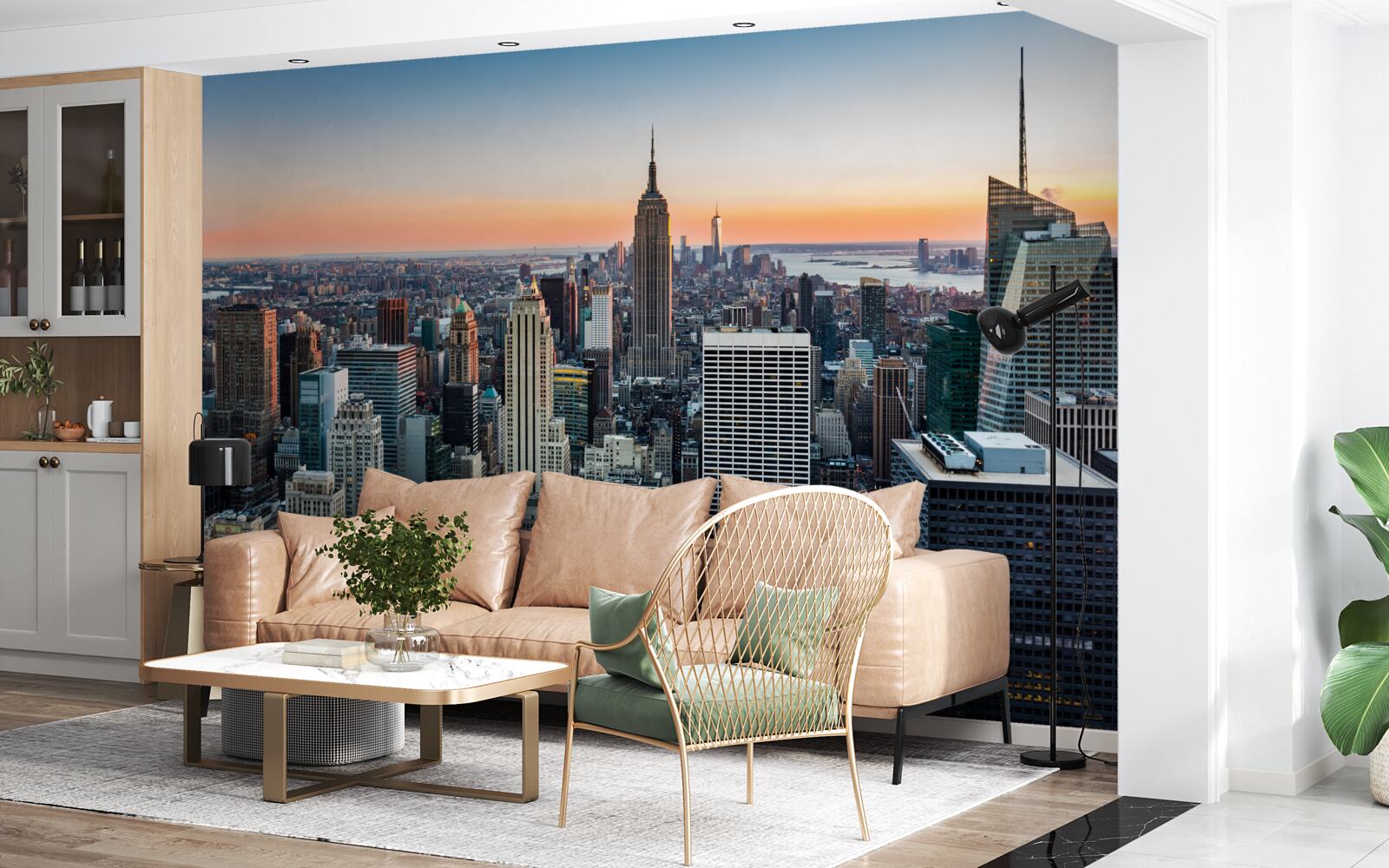 Fototapeta súmrak v hlbinách veľkého jablka