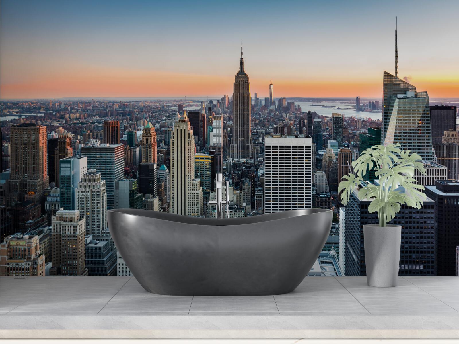 Fototapeta súmrak v hlbinách veľkého jablka