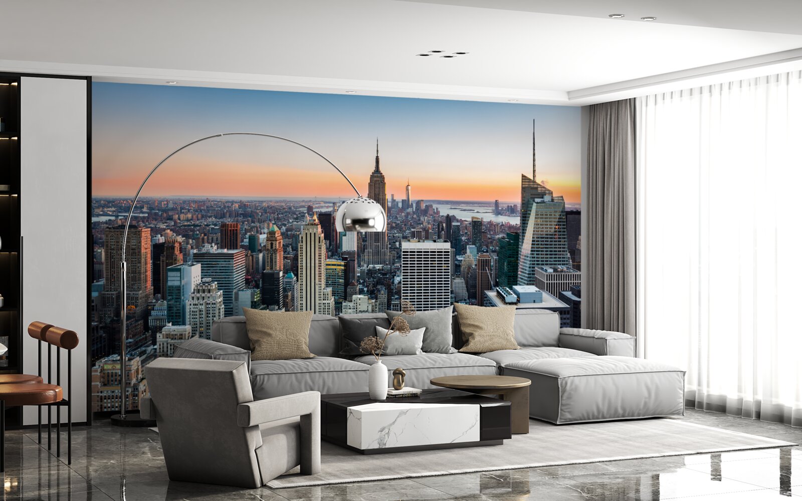 Fototapeta súmrak v hlbinách veľkého jablka