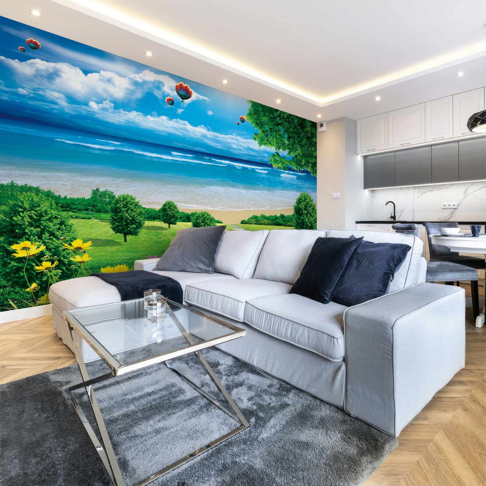 Fototapeta zelené morské lúky