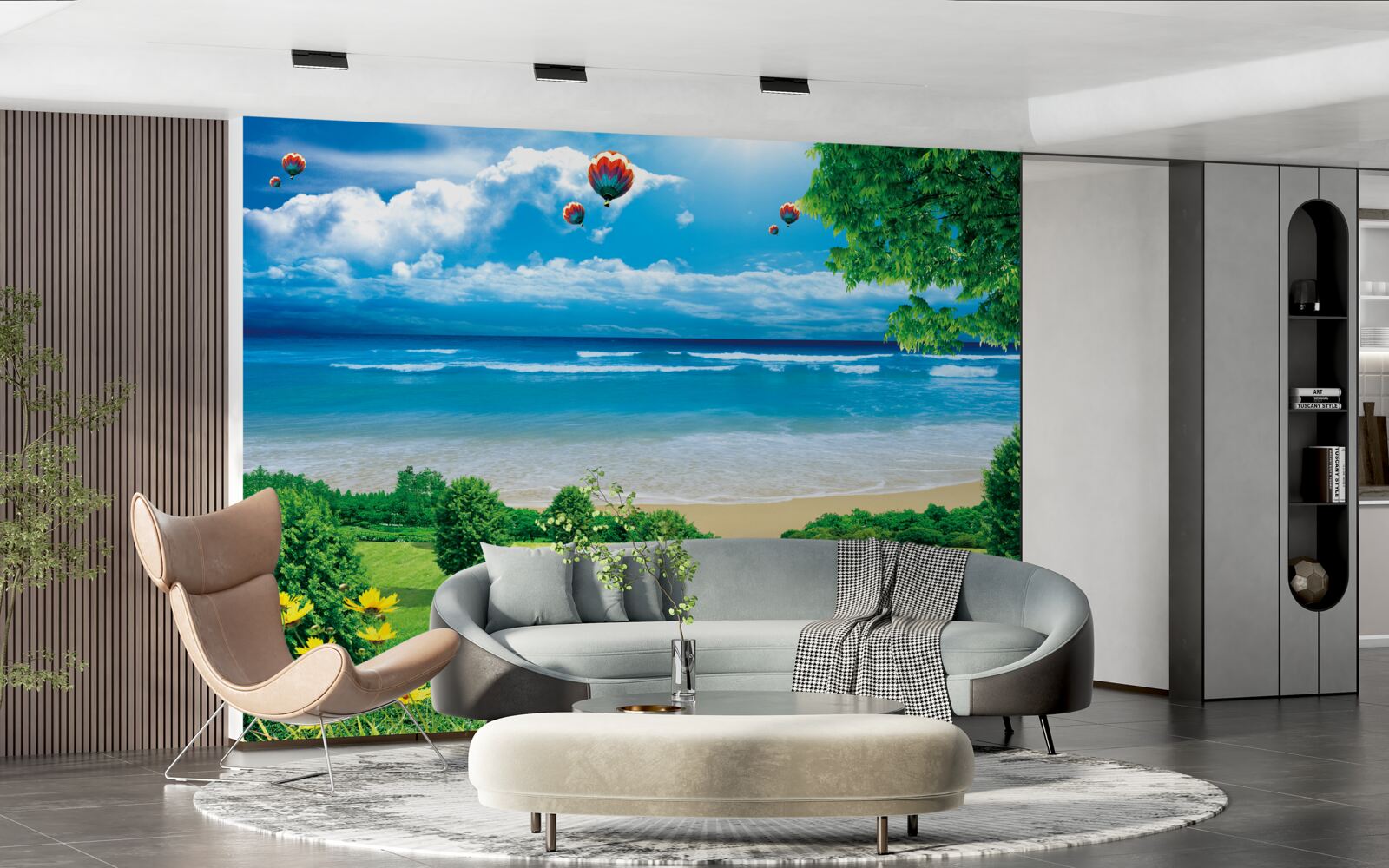 Fototapeta zelené morské lúky