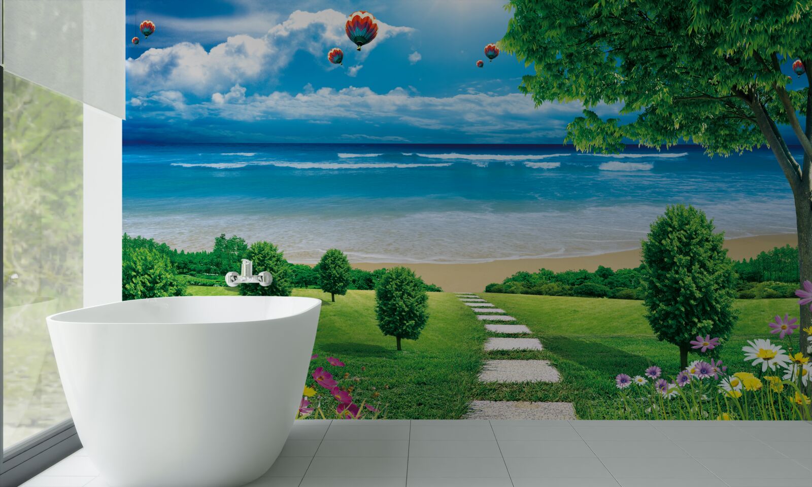 Fototapeta zelené morské lúky