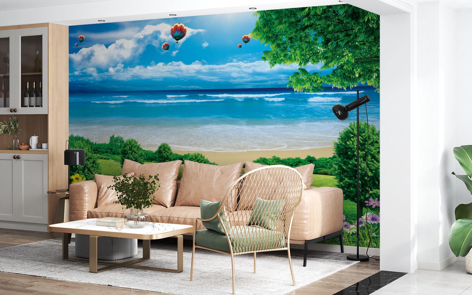 Fototapeta zelené morské lúky